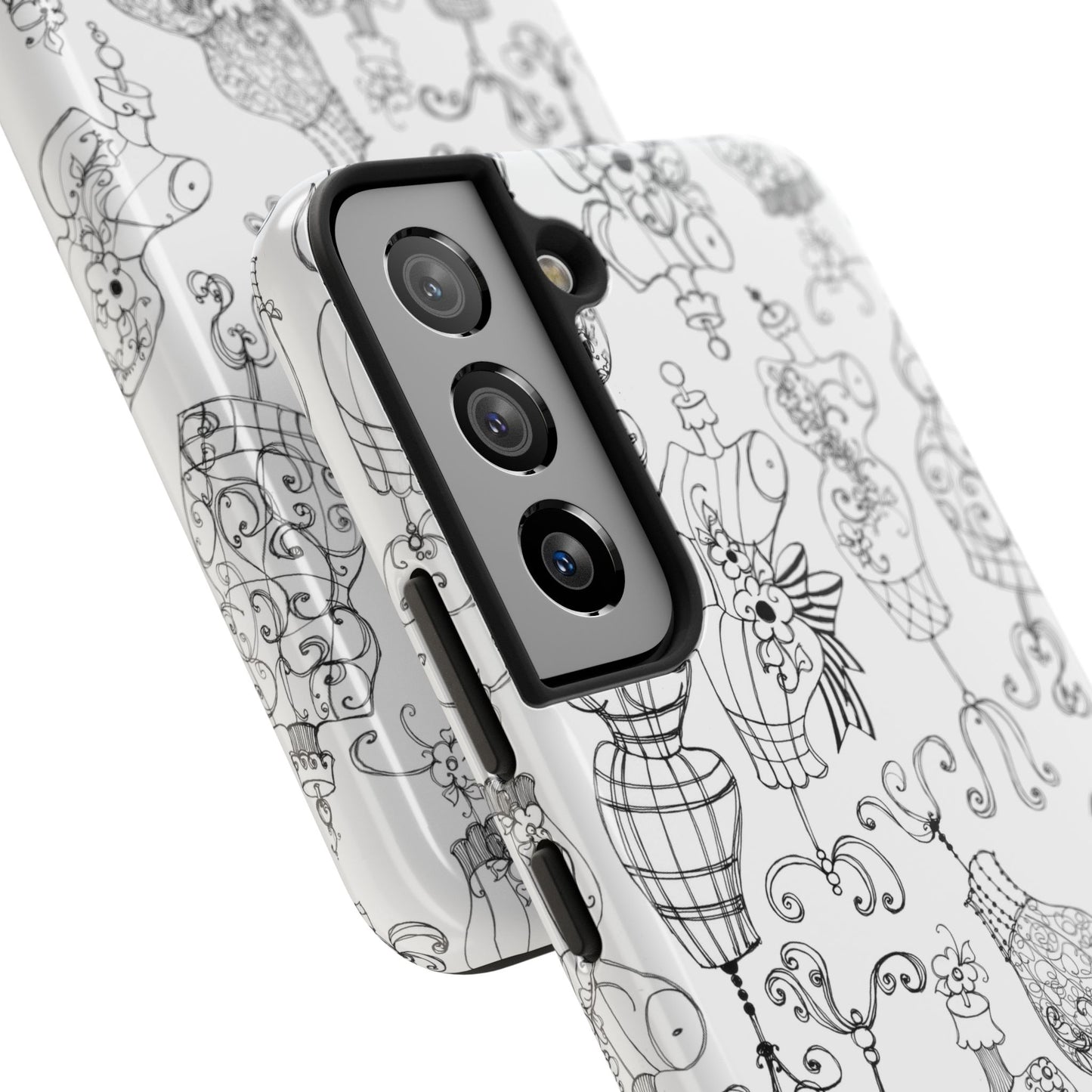 Mannequinique White / Black Phone Case