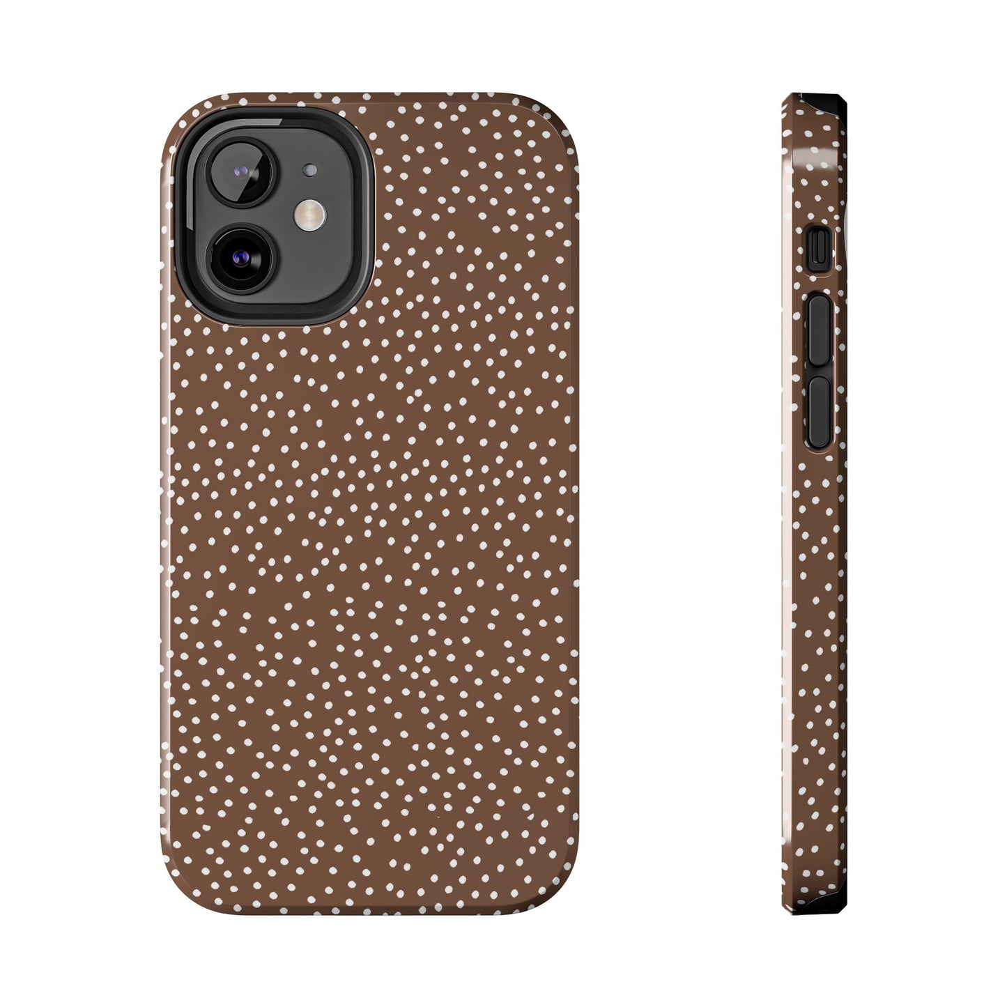 Dottible Chocolate / White Phone Case