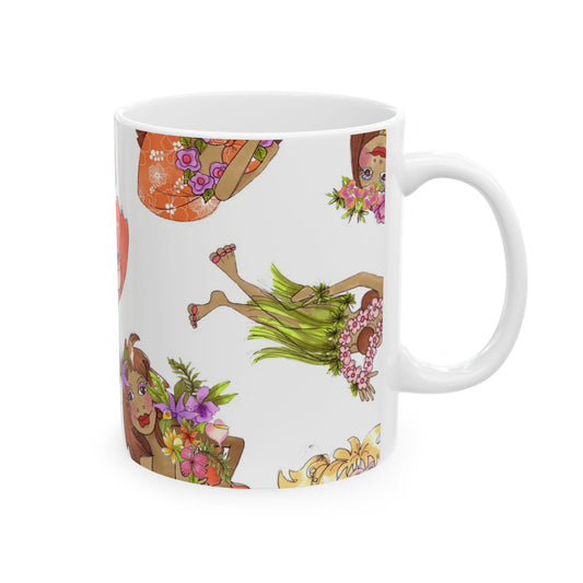 Island Toss White Cup