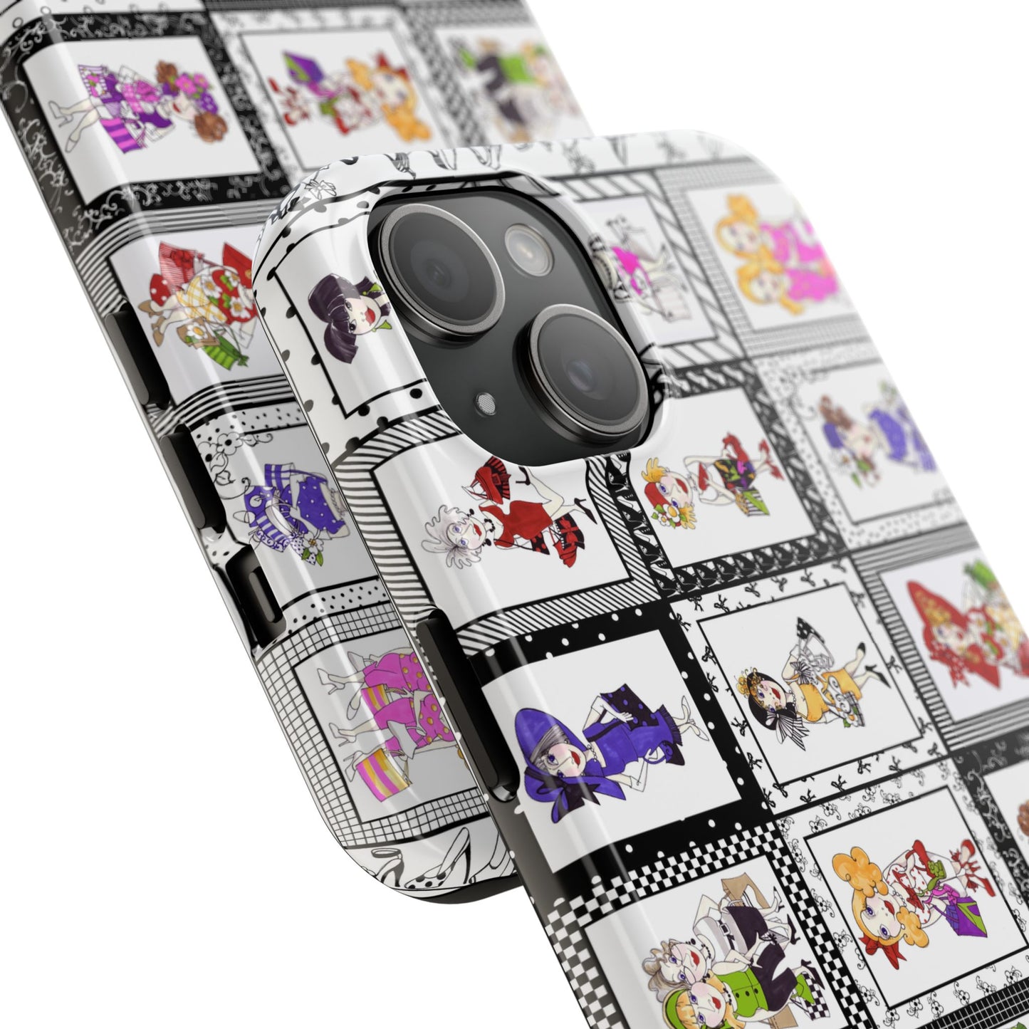 Gone Shopping White / Black Phone Case