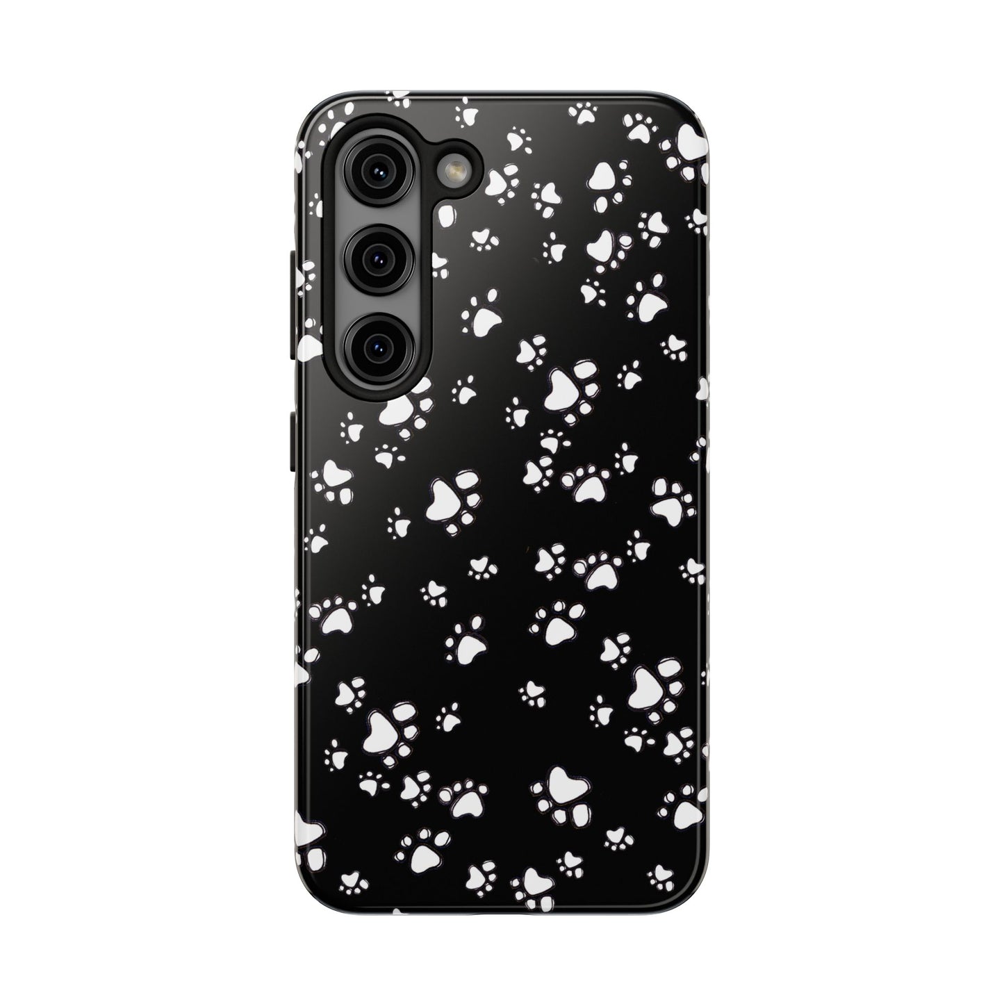 Paw Flakes Black Phone Case