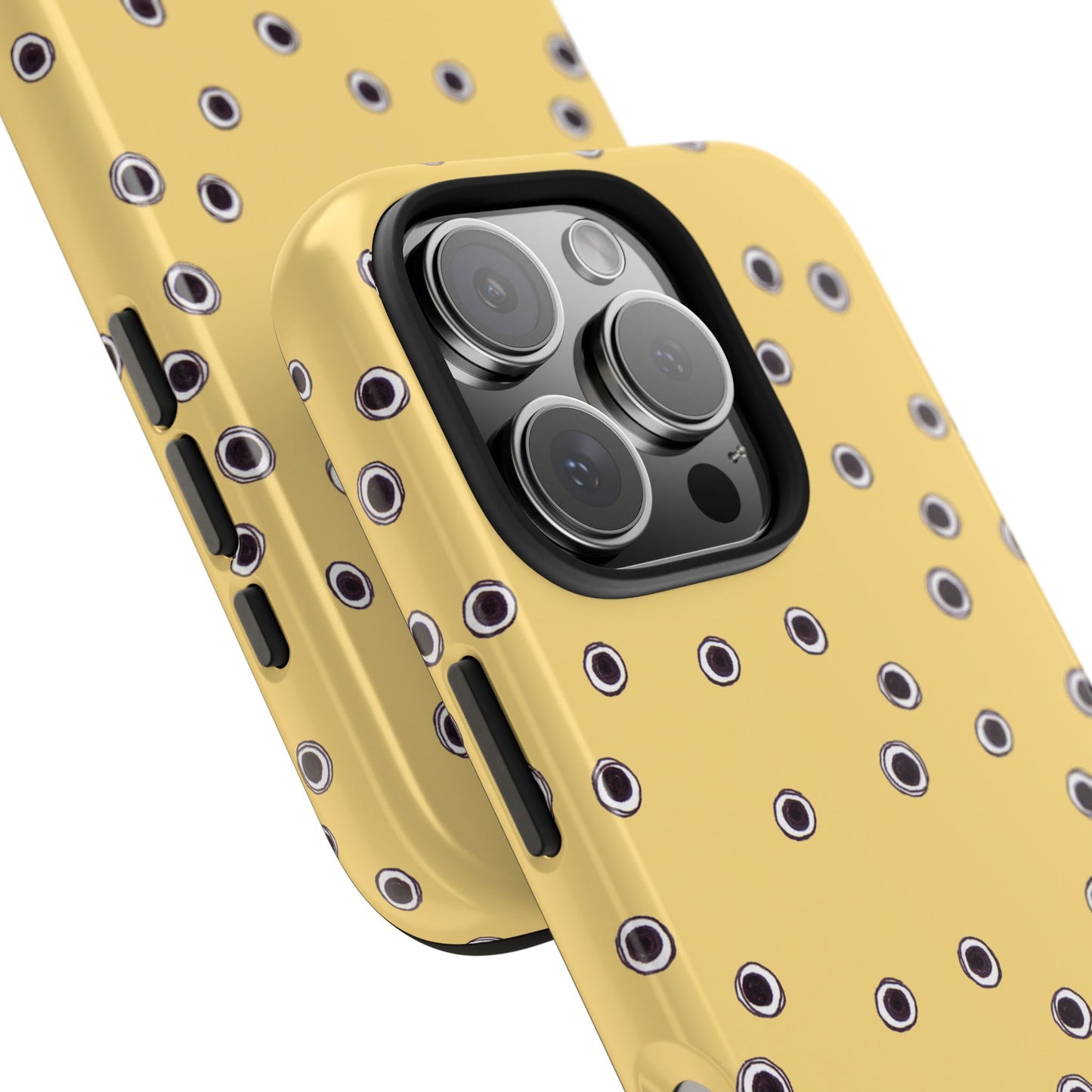 Halo Dots Yellow Phone Case