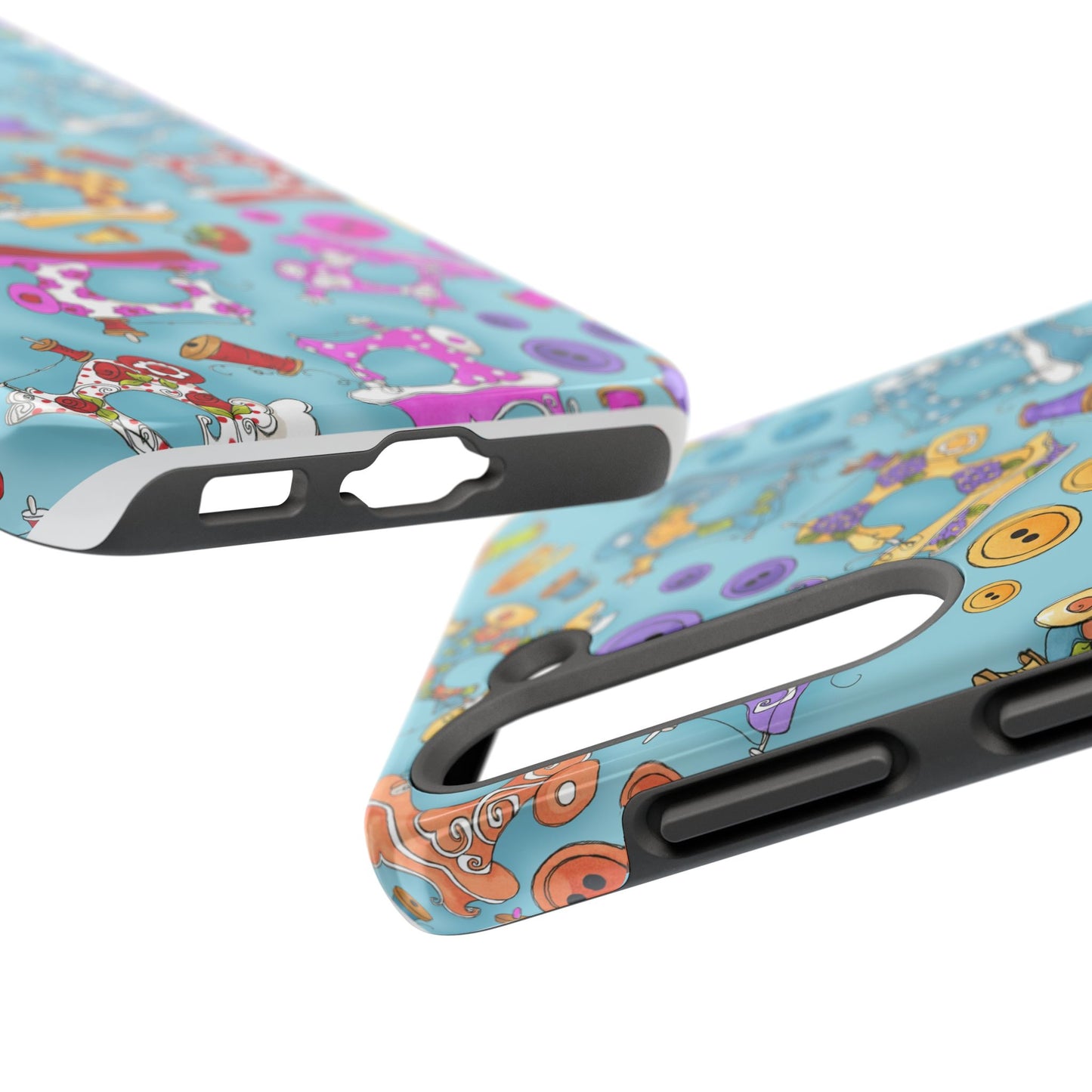 Sew Assorted Turquoise Phone Case