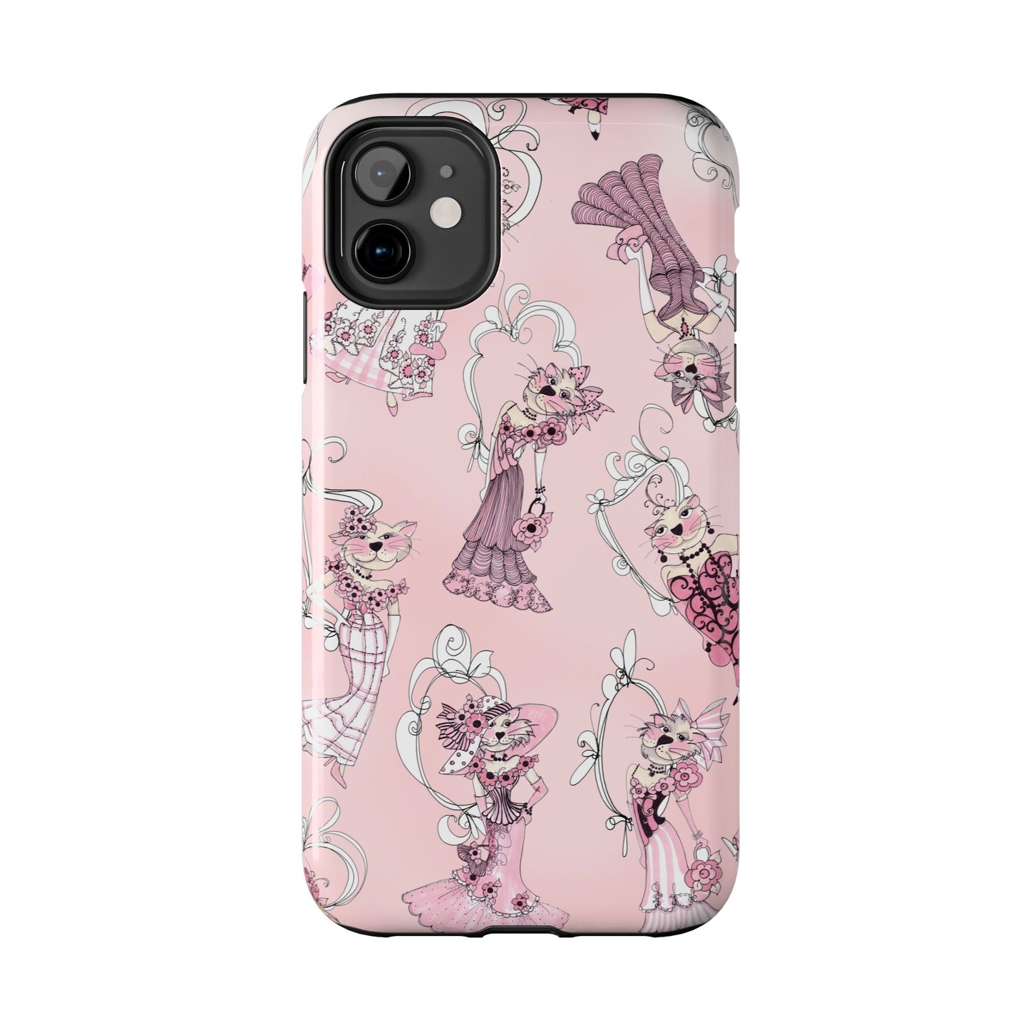 Lady Cats Tossed Phone Case