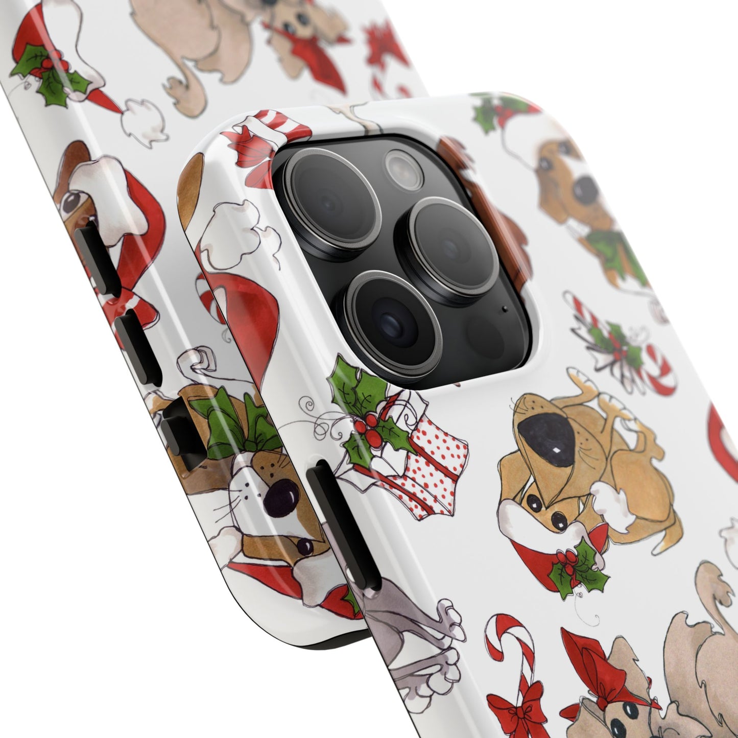 Doggie Toss White Phone Case