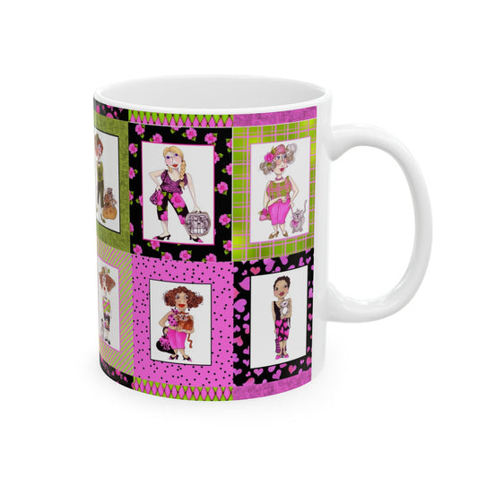 Cat Ladies Cerise Cup