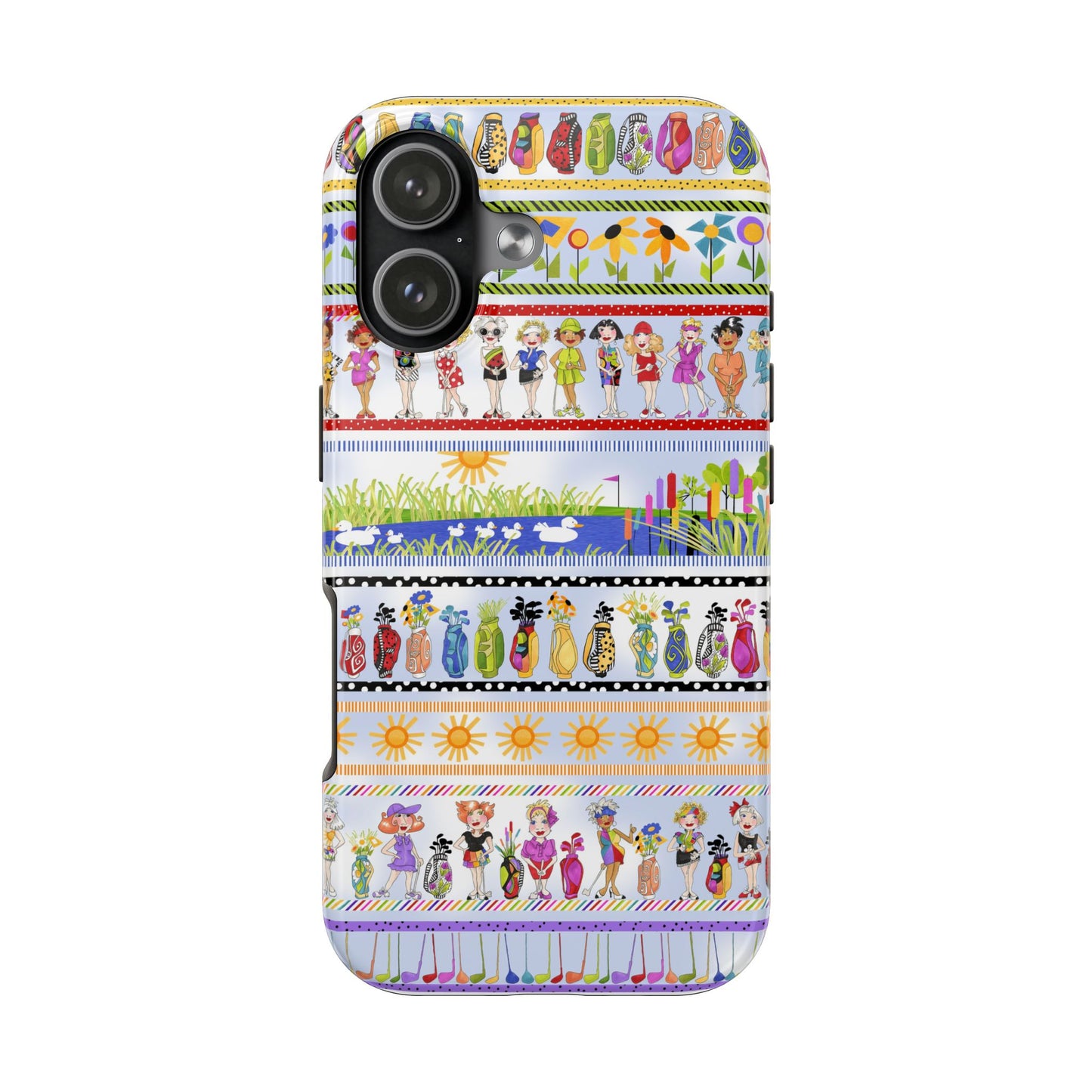 Golf Borders Blue Sky Phone Case