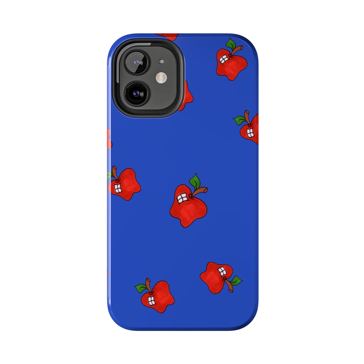 Flying Apples Blue Phone Case