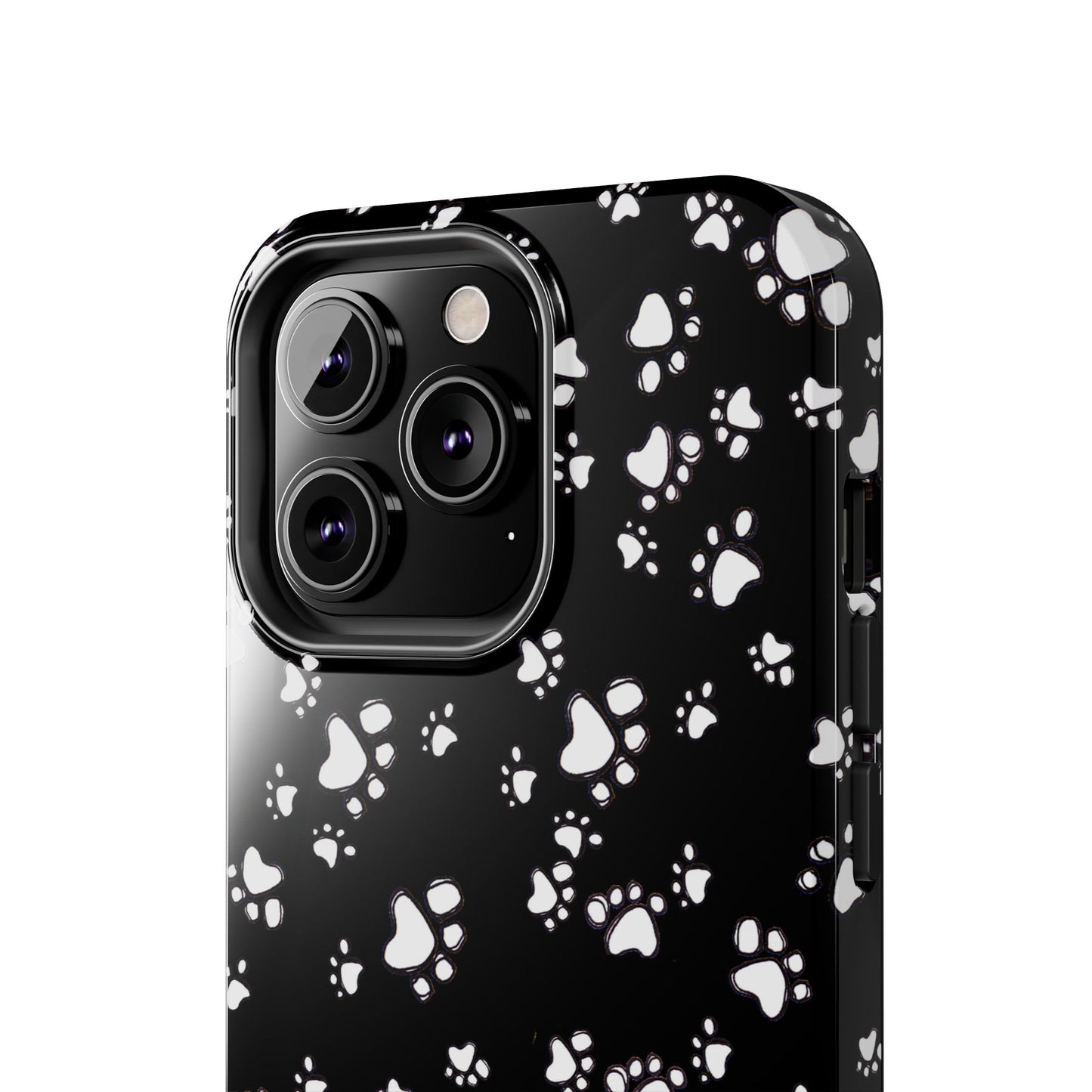 Paw Flakes Black Phone Case