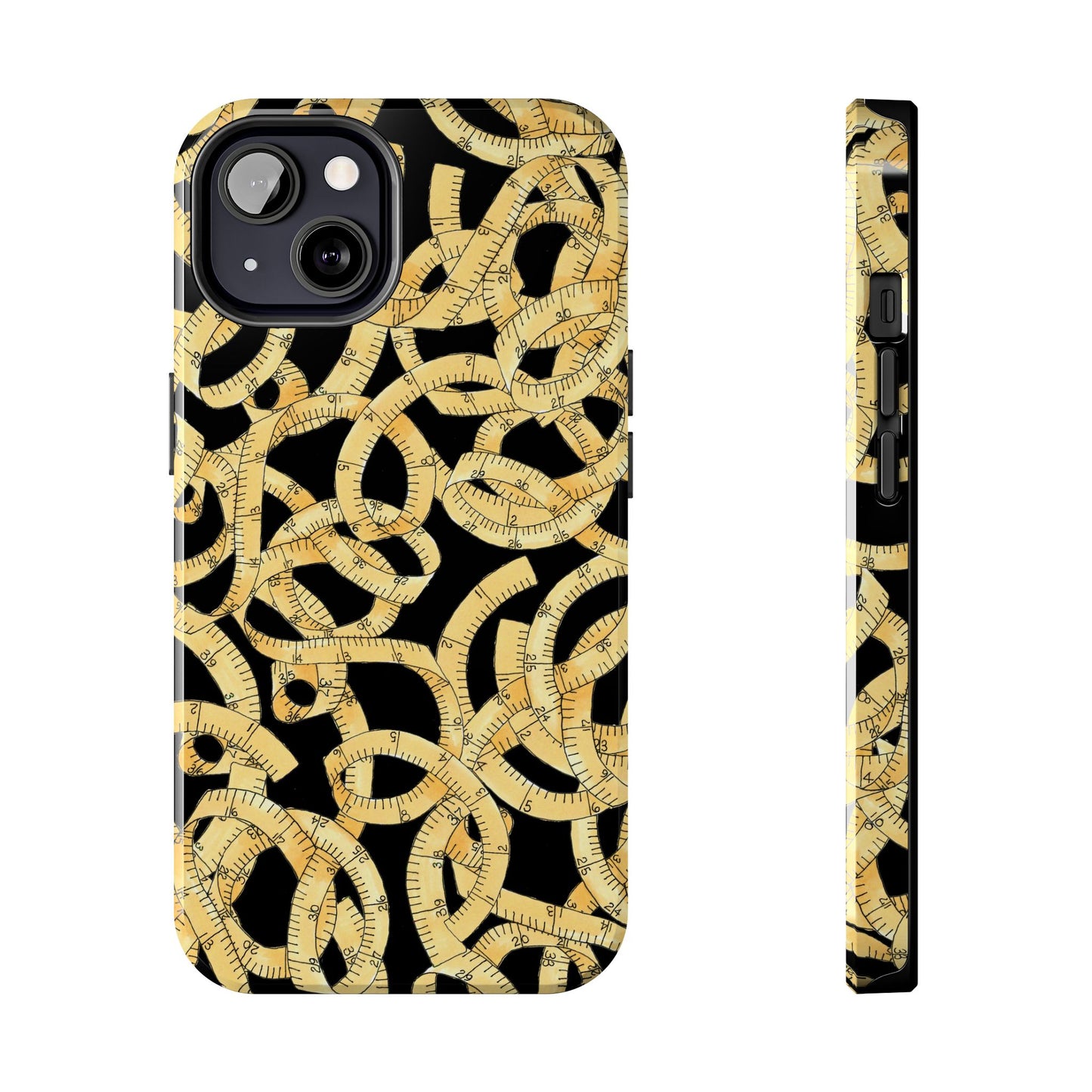 Tape Tangle Black Phone Case