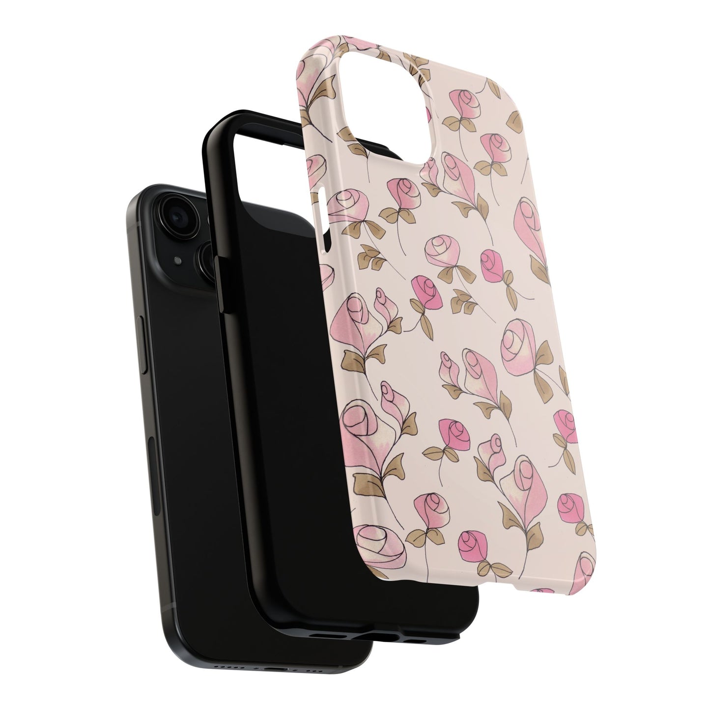 Simply Roses Pink Phone Case