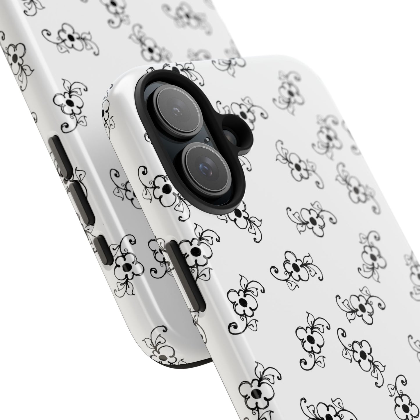 Favorite Daisies White / Black Phone Case