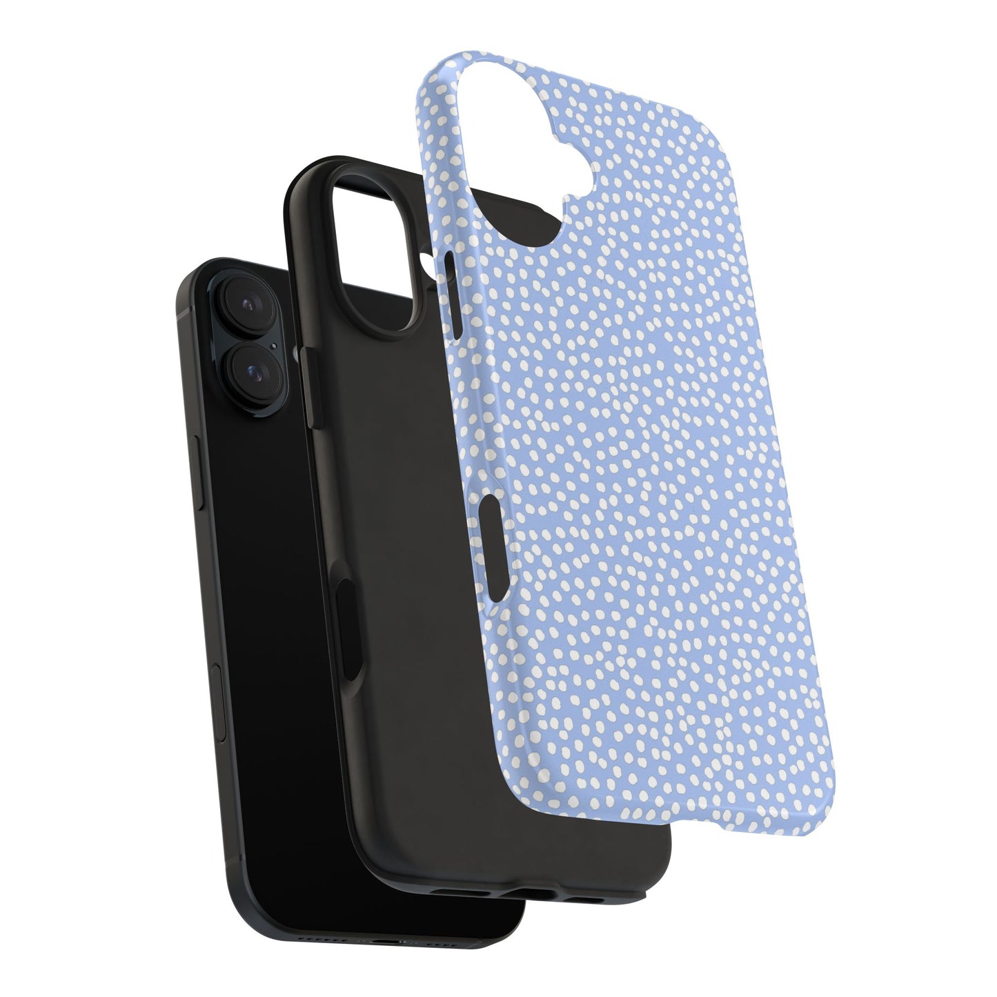 Bitty Dots Blue / White Phone Case