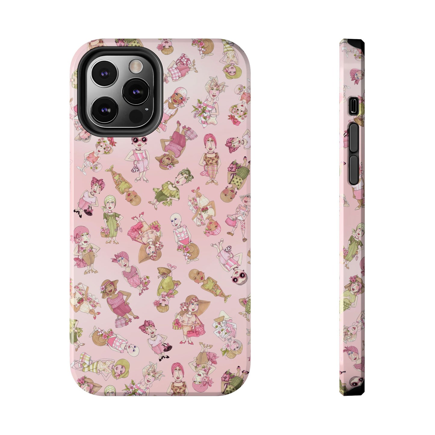 Tossed Ladies Pink Phone Case