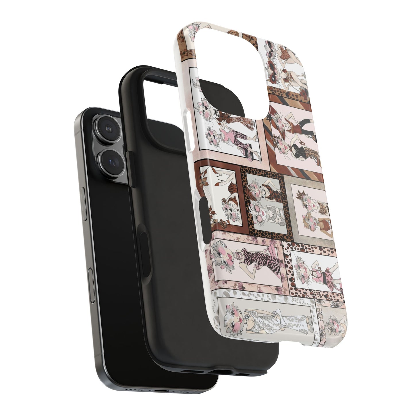 Wild Cat Woman Phone Case