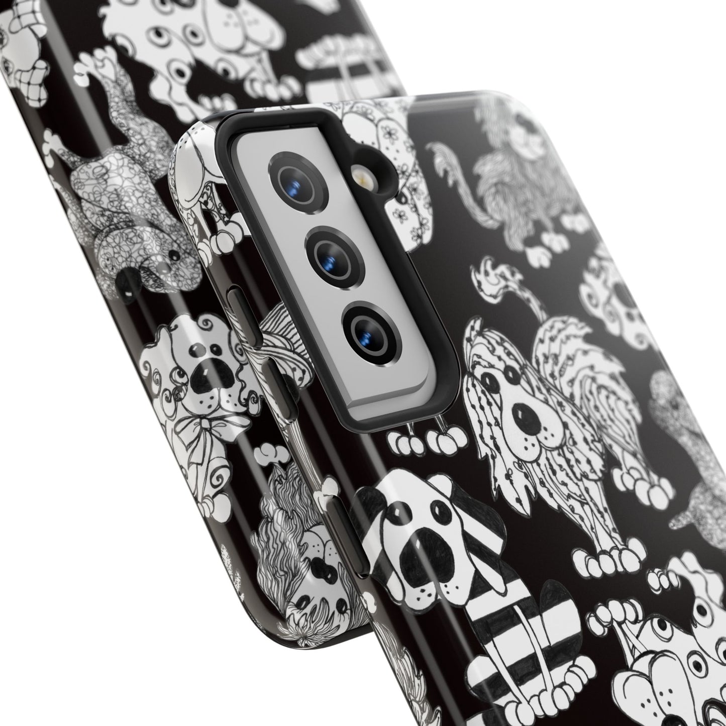 Dear Doggies Black Phone Case