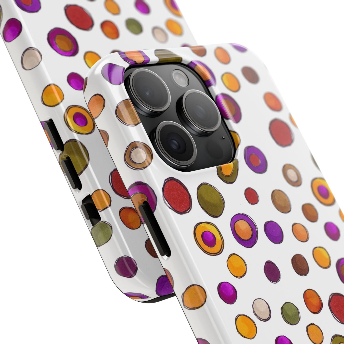 Sesame Dot White Phone Case