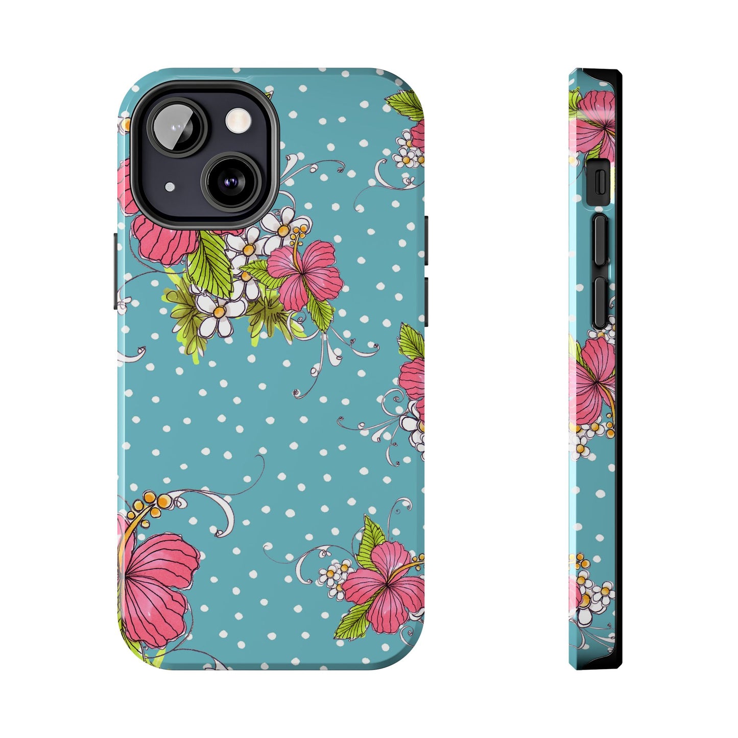 Lady Luau Turquoise Phone Case