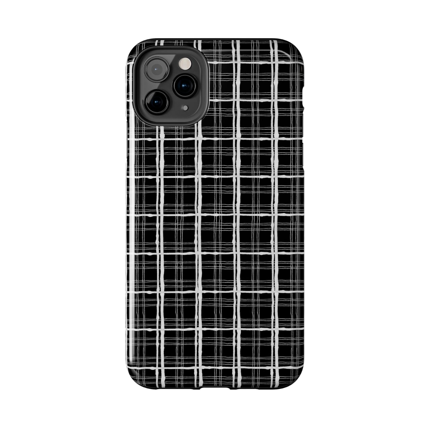 Sophistiplaid Black / White Phone Case