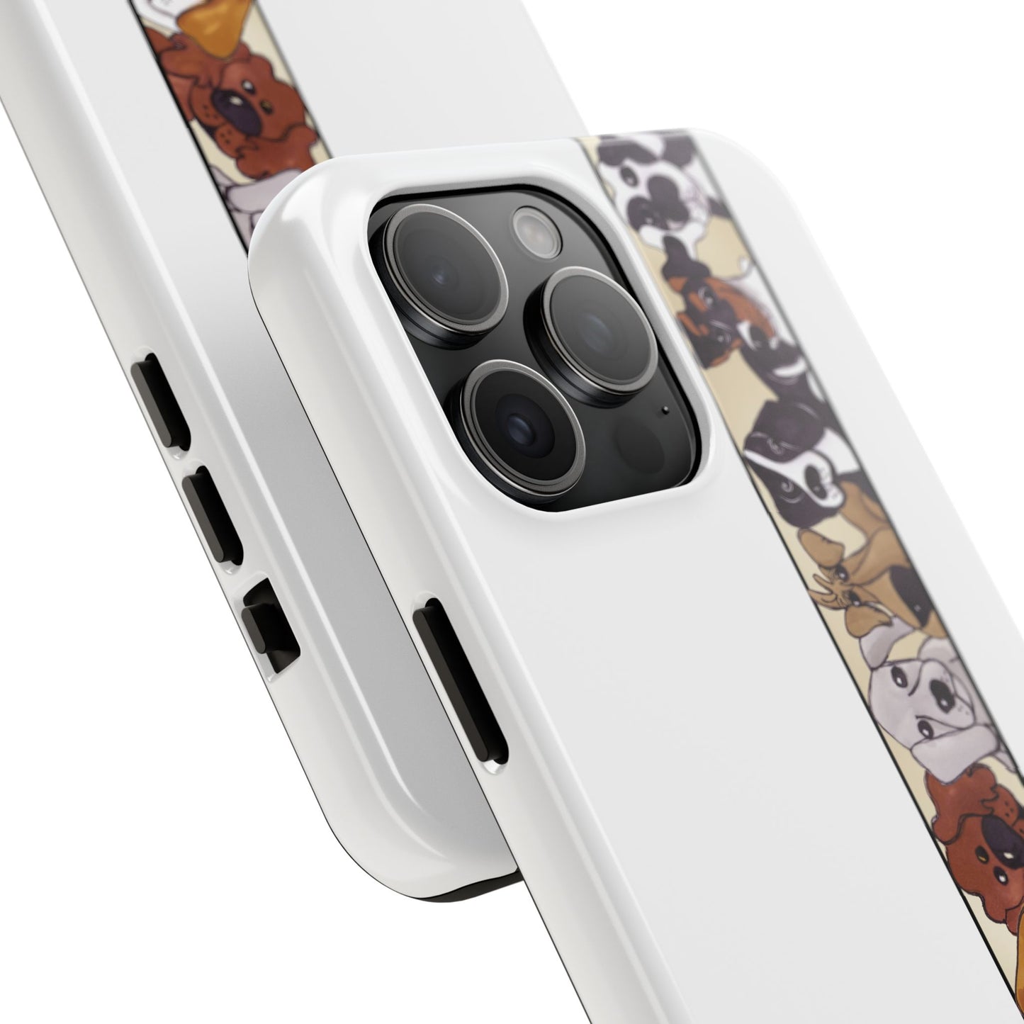 Doggie Delight Border Phone Case