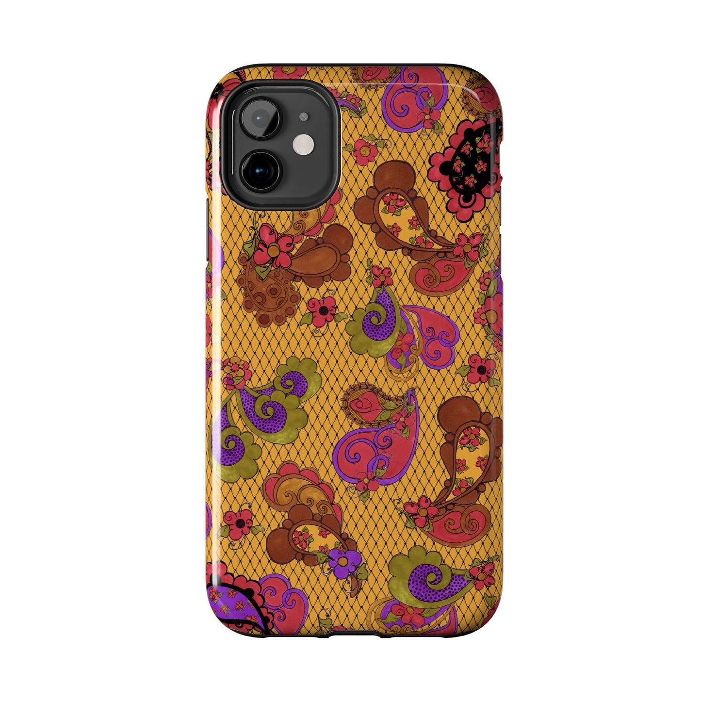 Posie Paisley Gold Phone Case