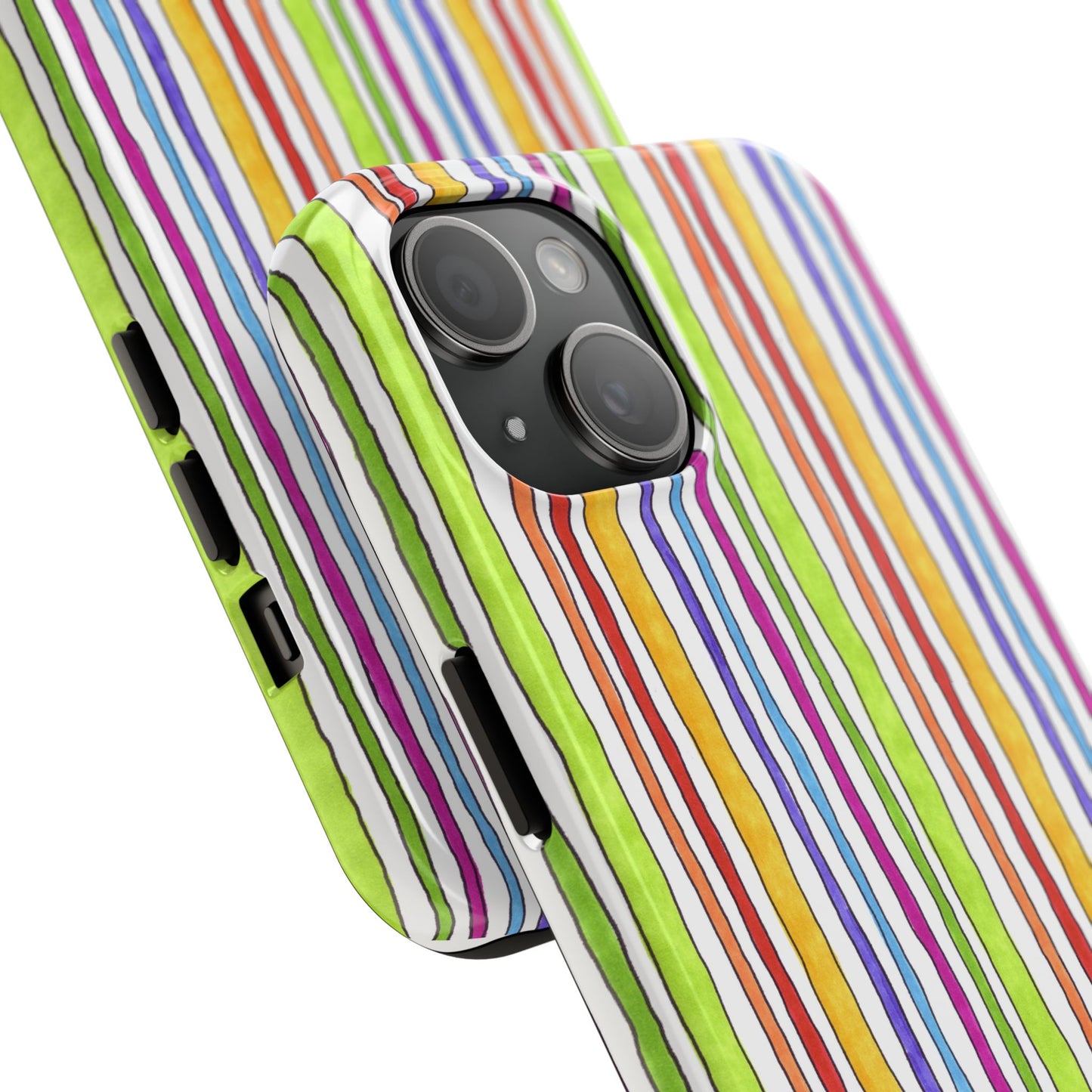 Stripe Fancy White Phone Case