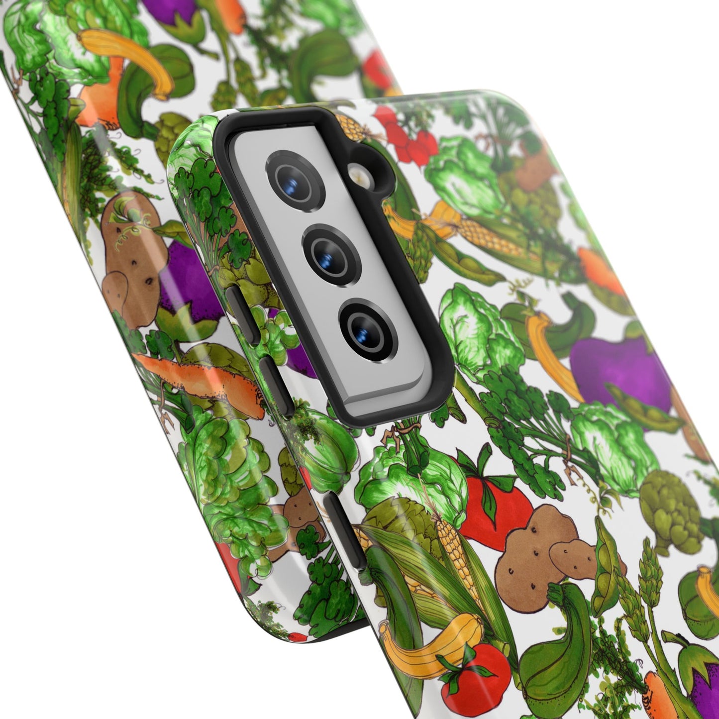 Veggie Jungle White Phone Case