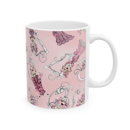 Lady Cats Tossed Cup