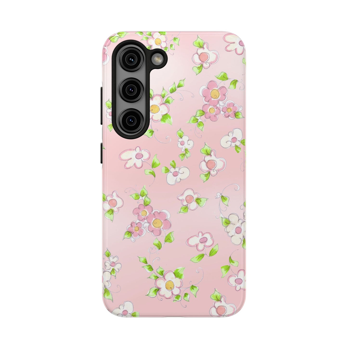 Precious Posies Pink Phone Case
