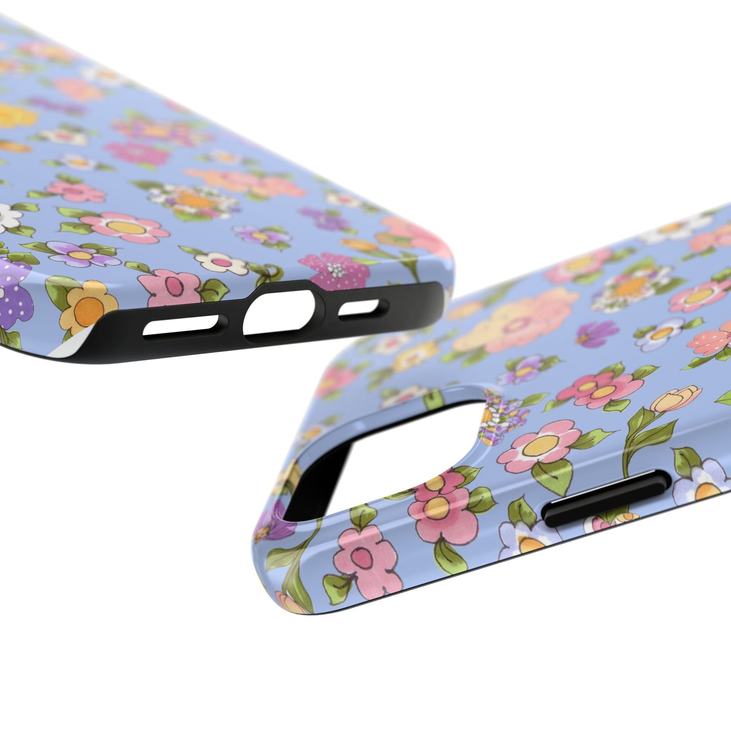 Flowery Blue Phone Case