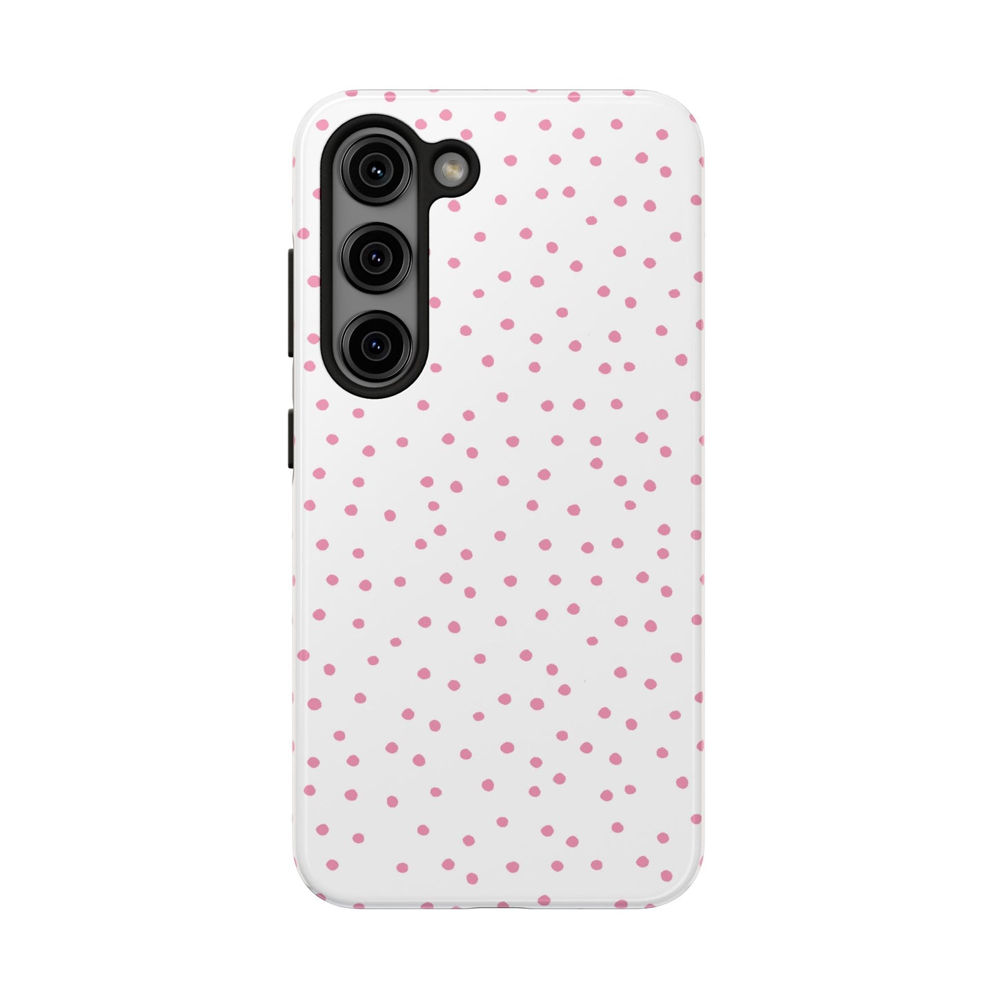 Dinky Dots White / Pink Phone Case