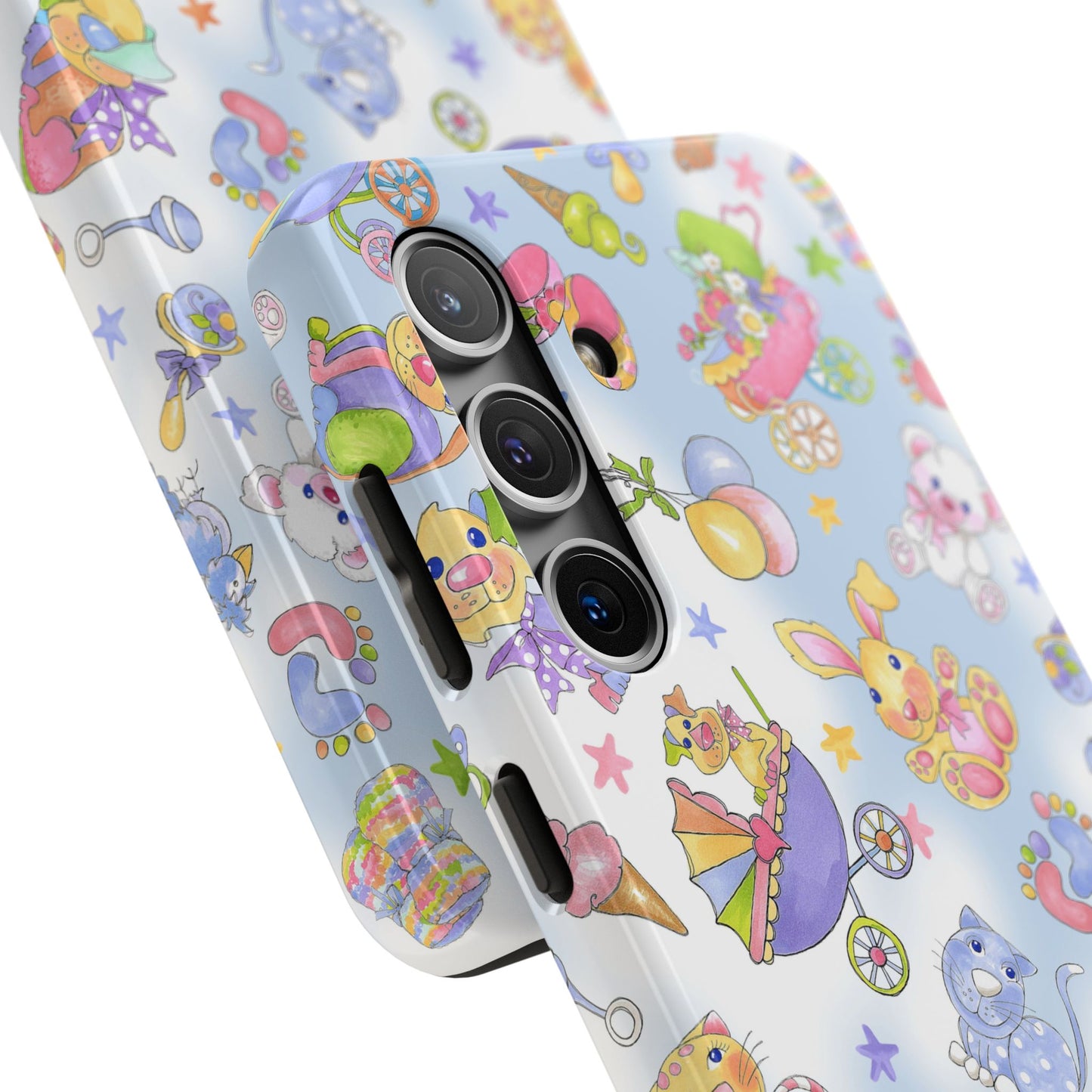 Busy Baby Blue Sky Phone Case