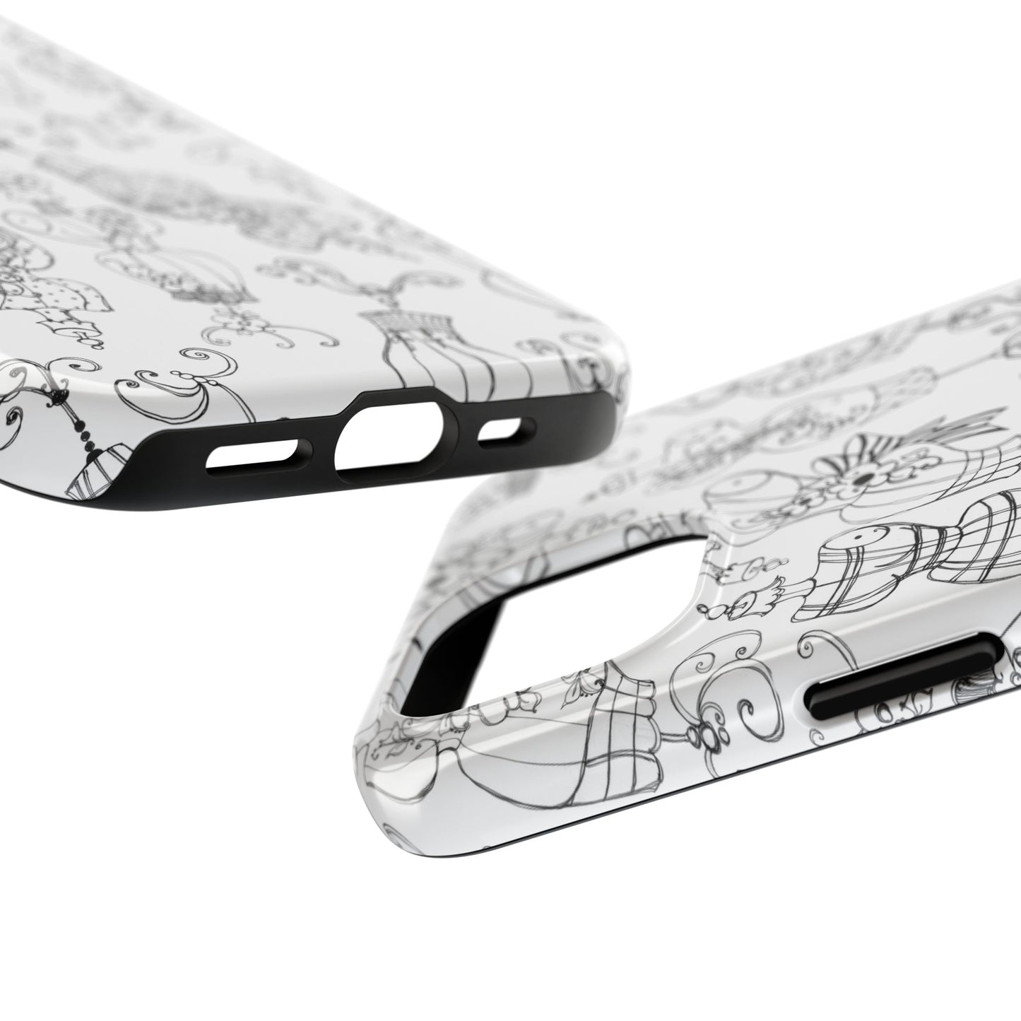 Mannequinique White / Black Phone Case