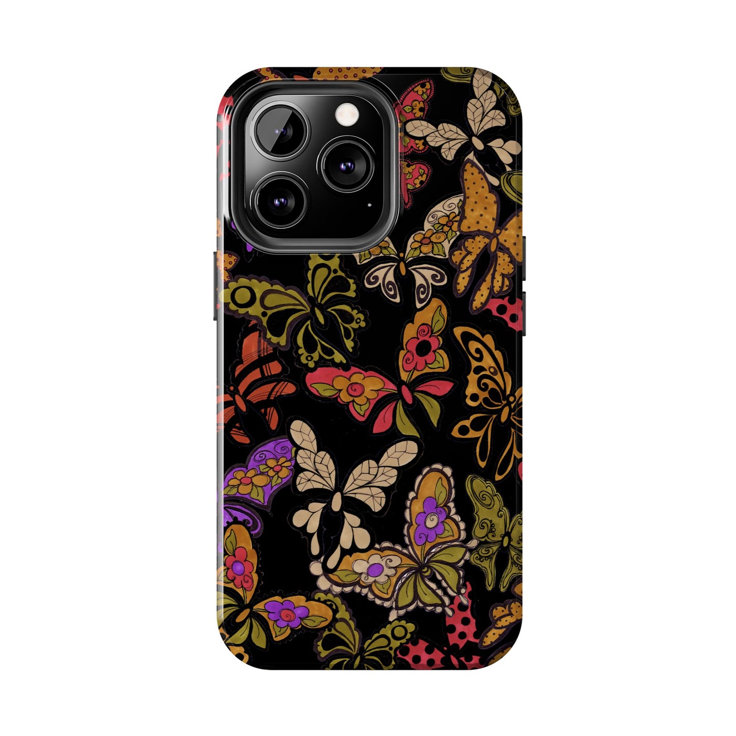 Flighty Black Phone Case
