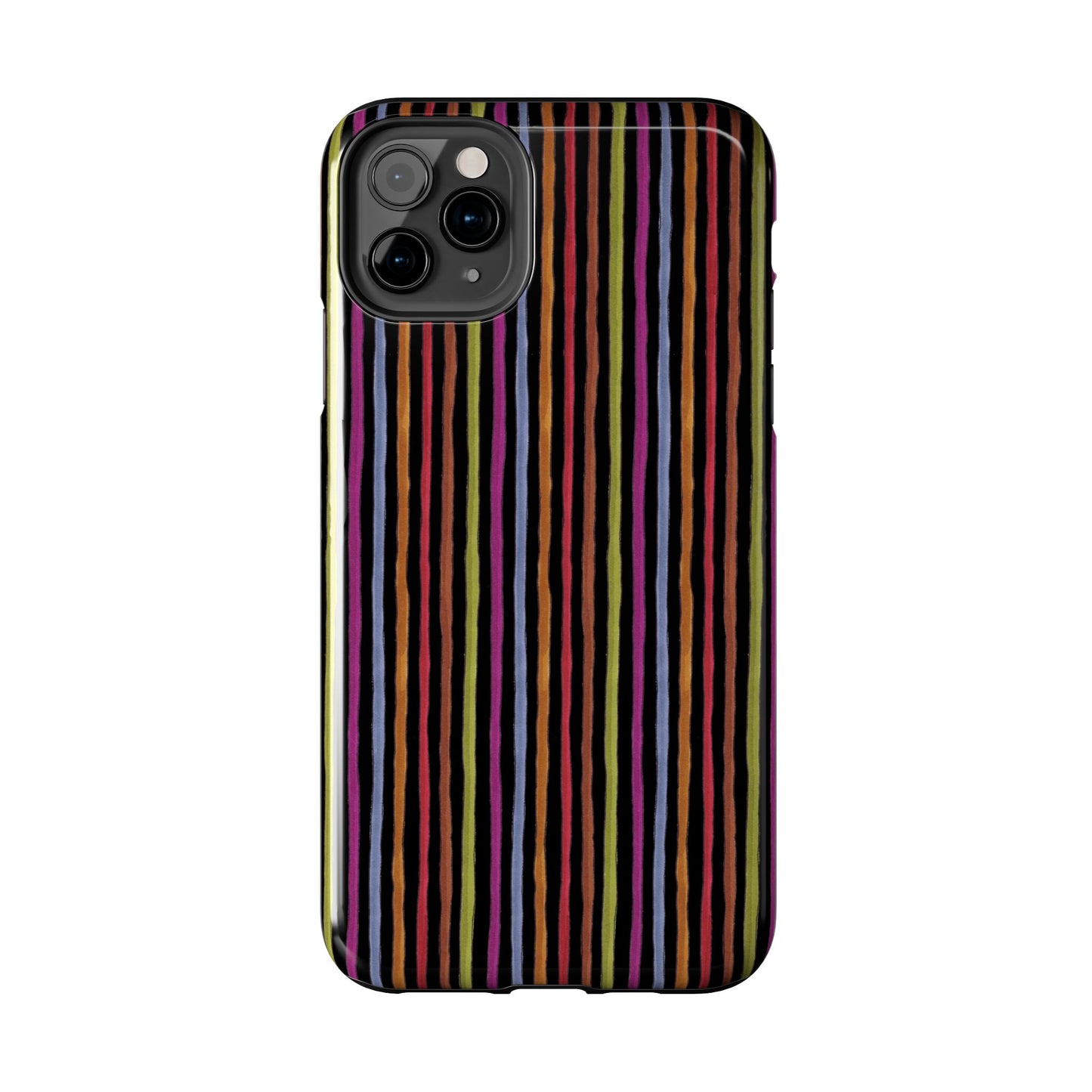 Stripe Black Phone Case