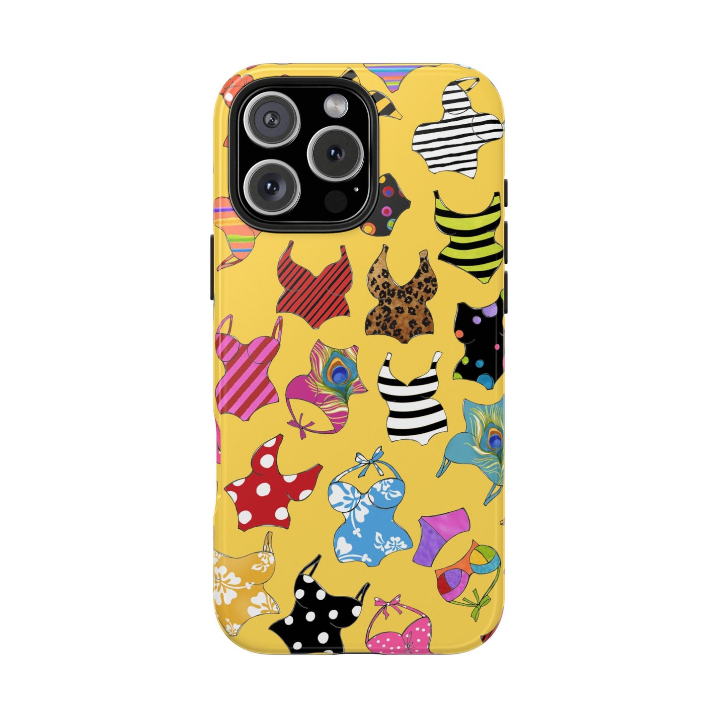 Assorted Suits Yellow Phone Case