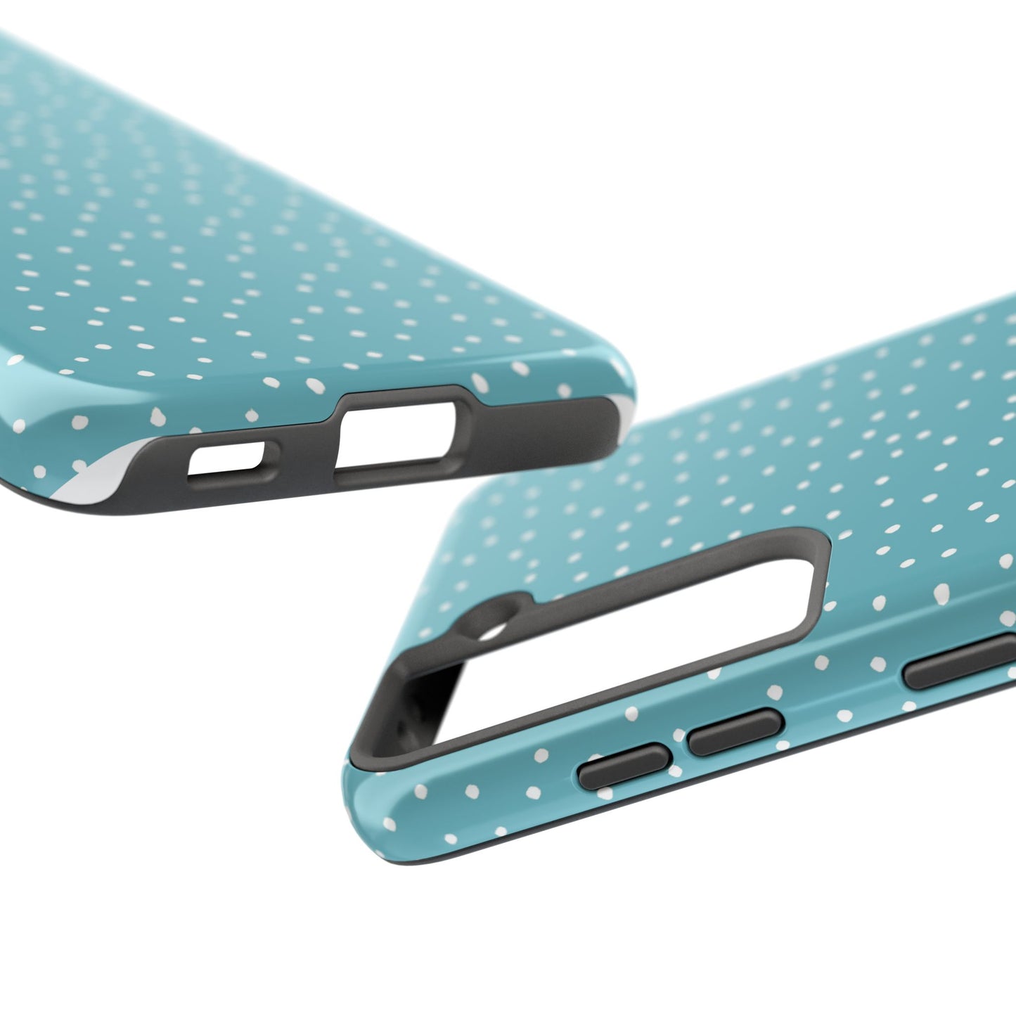 Dinky Dots Turquoise / White Phone Case