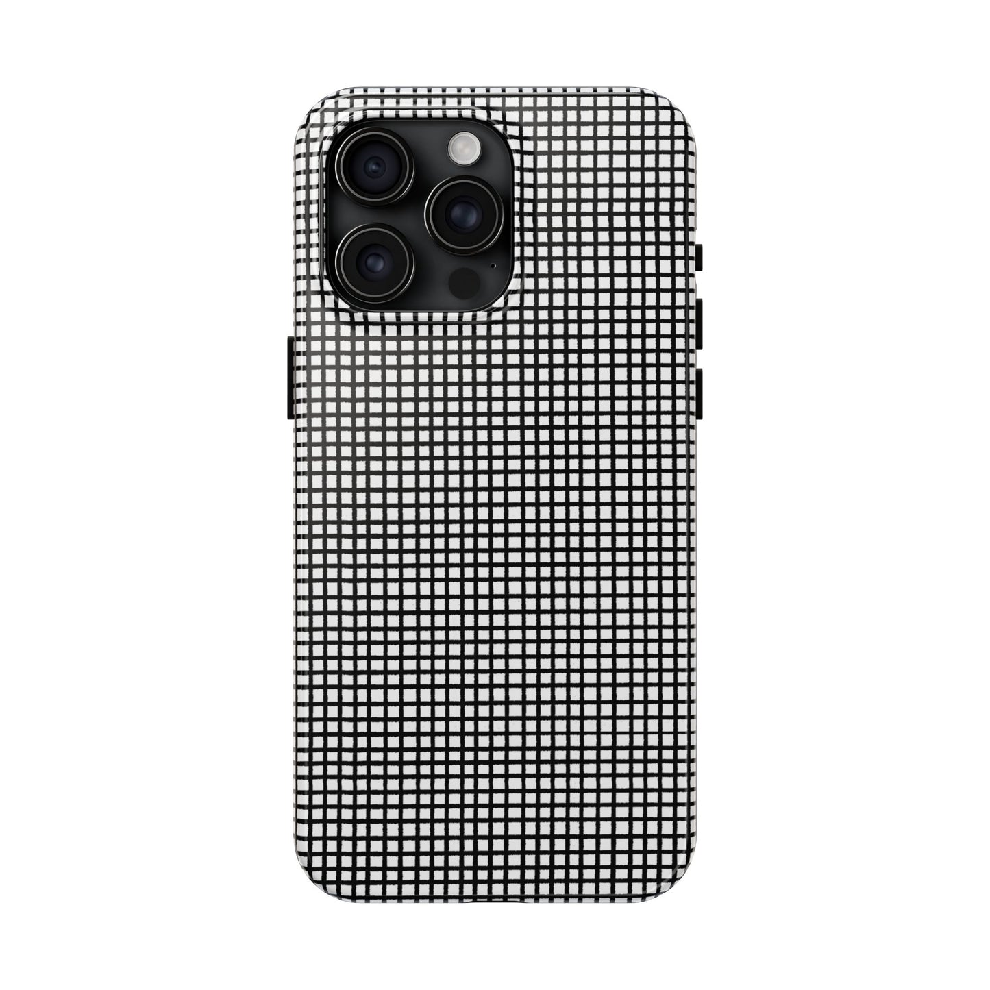 Chipper Check Black Phone Case