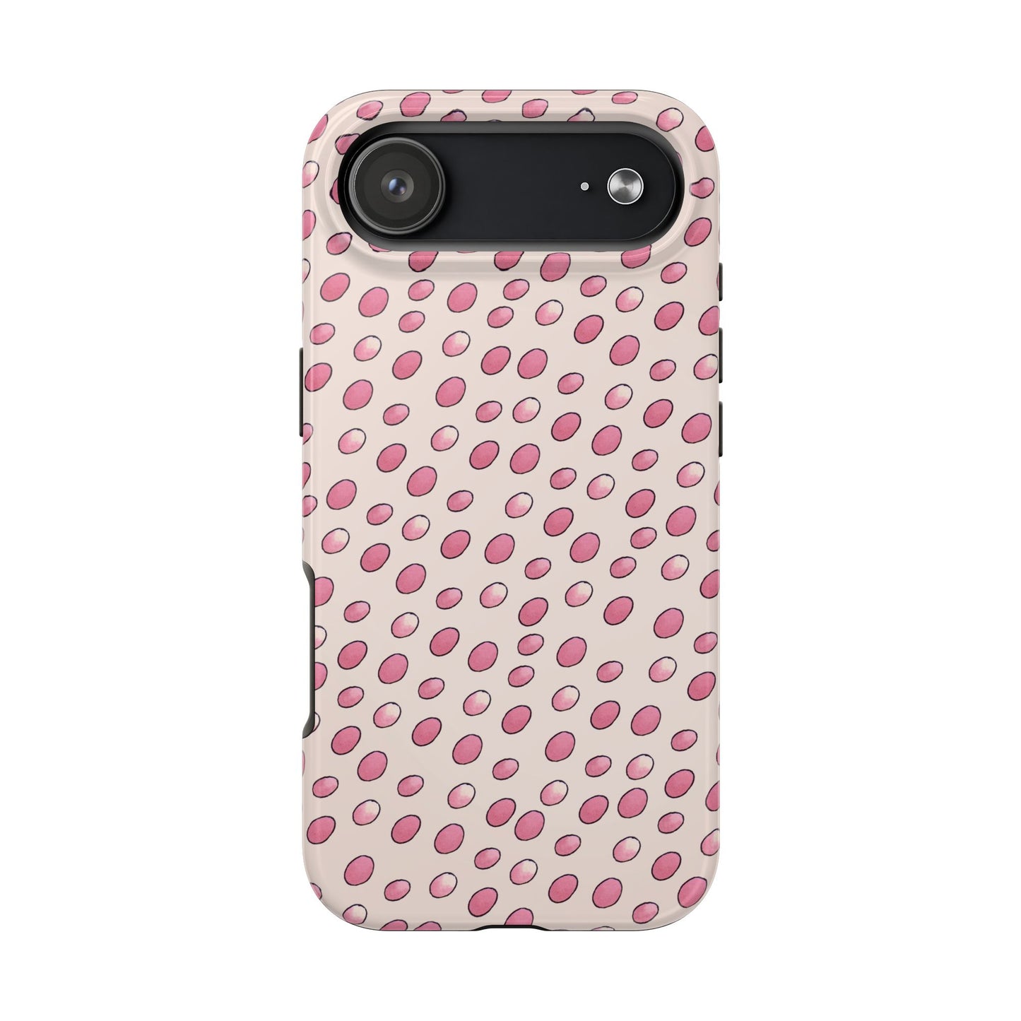 Egg Dots Vanilla / Pink Phone Case