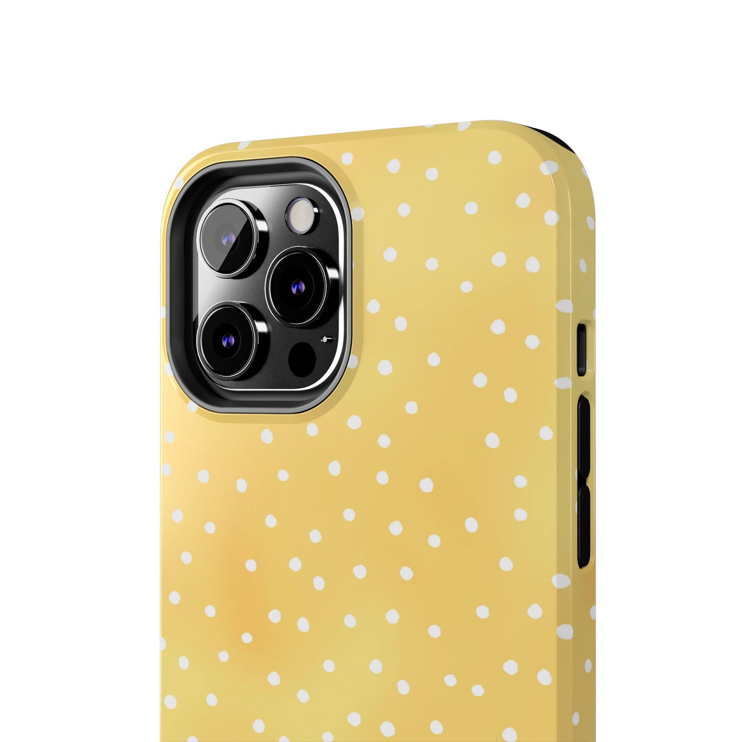 Dinky Dots Yellow / White Phone Case