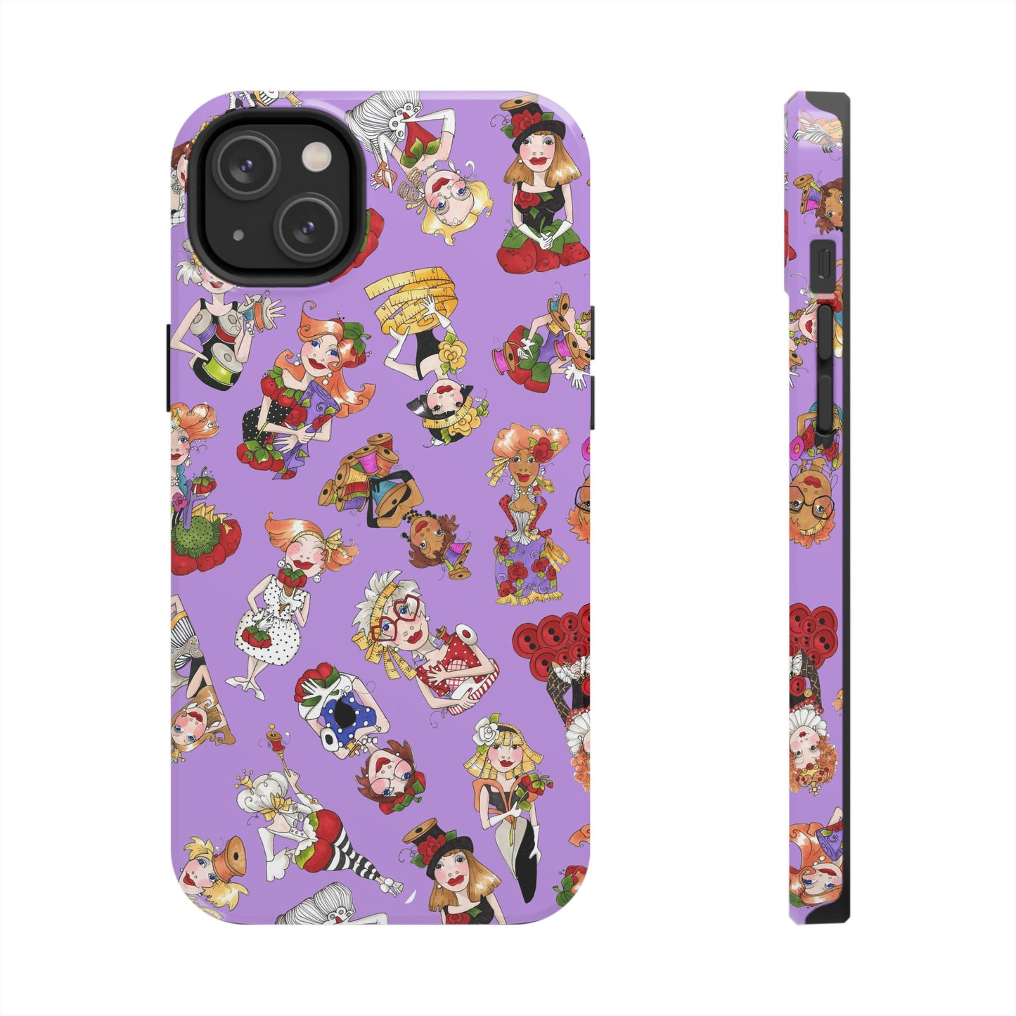 Curious Toss Purple Phone Case