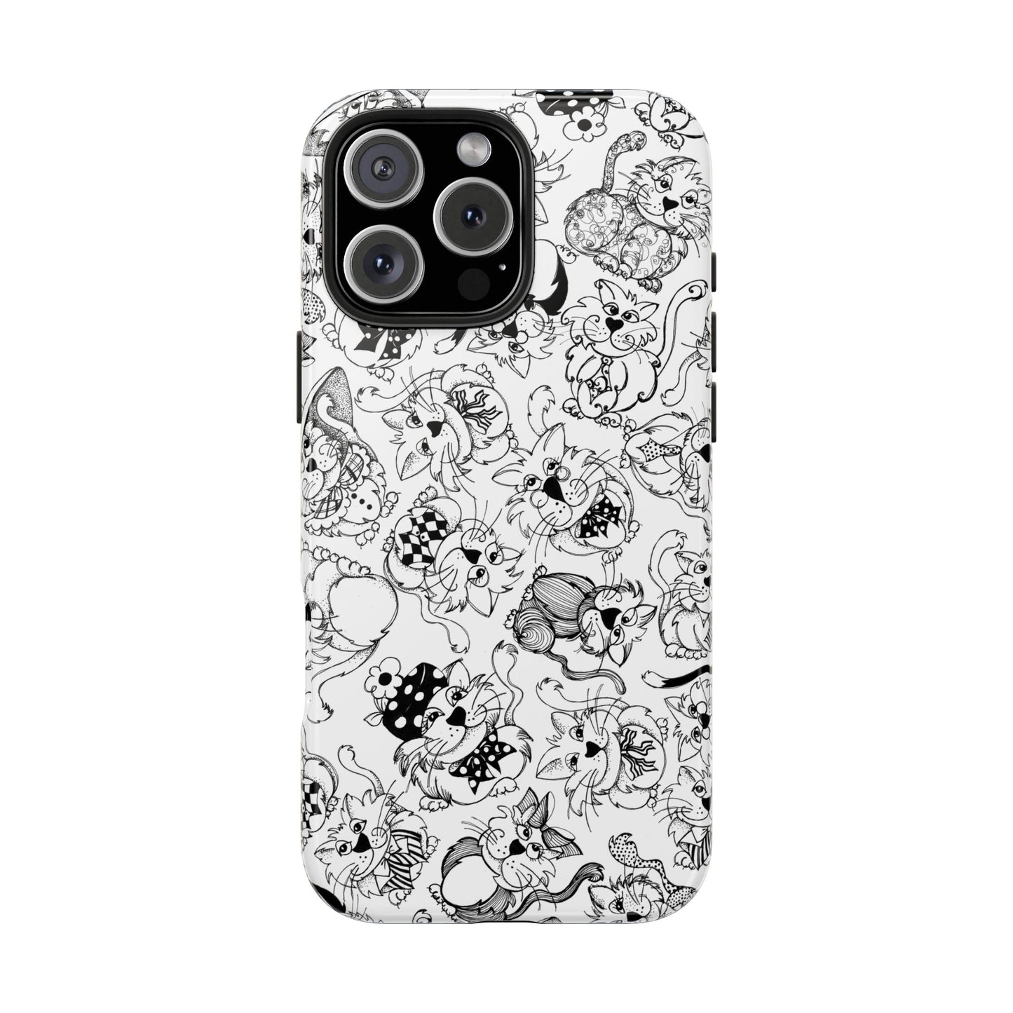 So Kitties Tossed White Phone Case