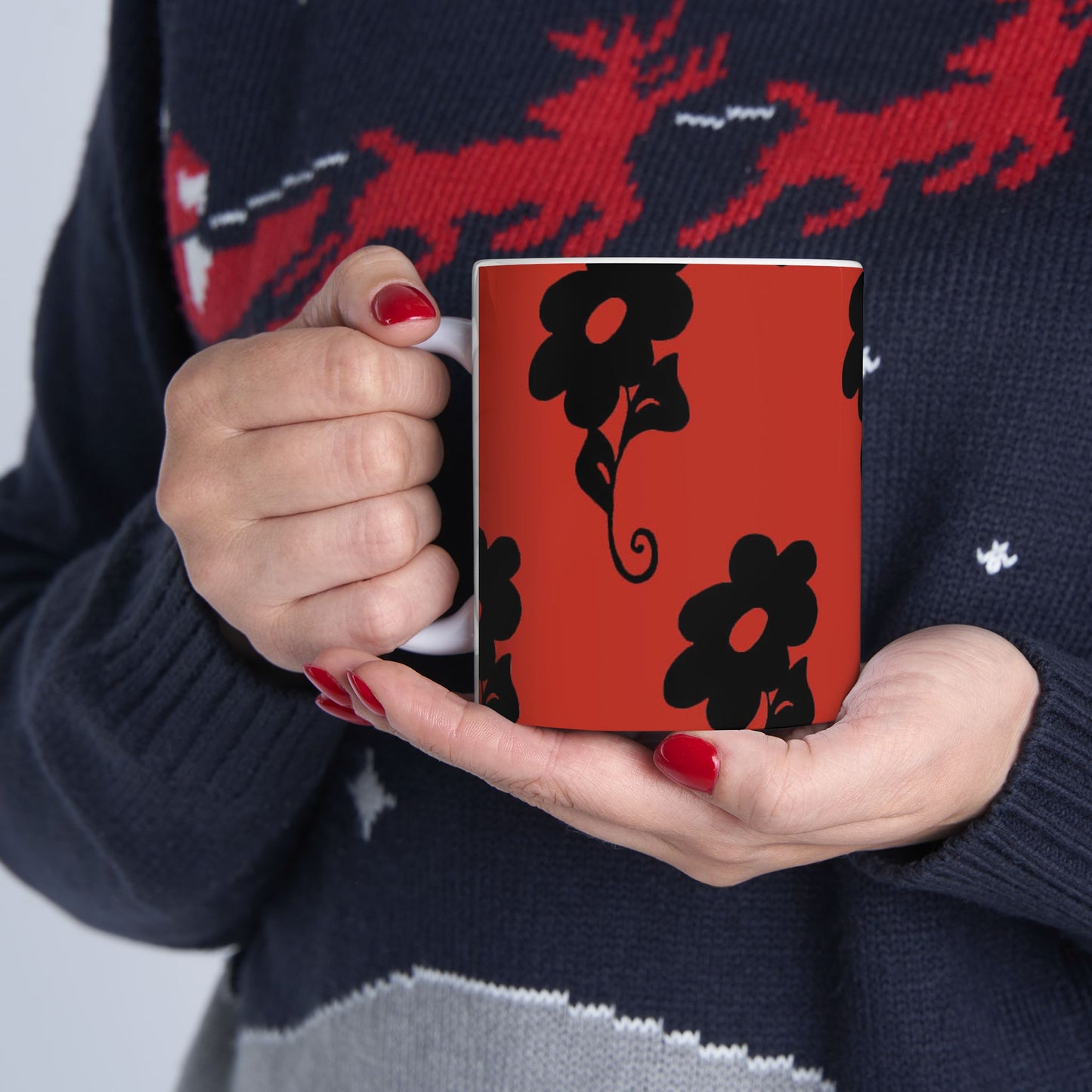 Daring Daisy Red Cup