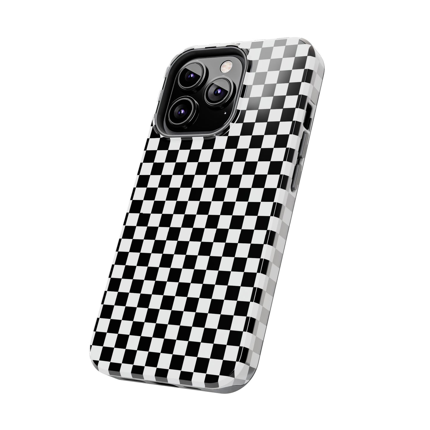 Checkerboard Black / White Phone Case