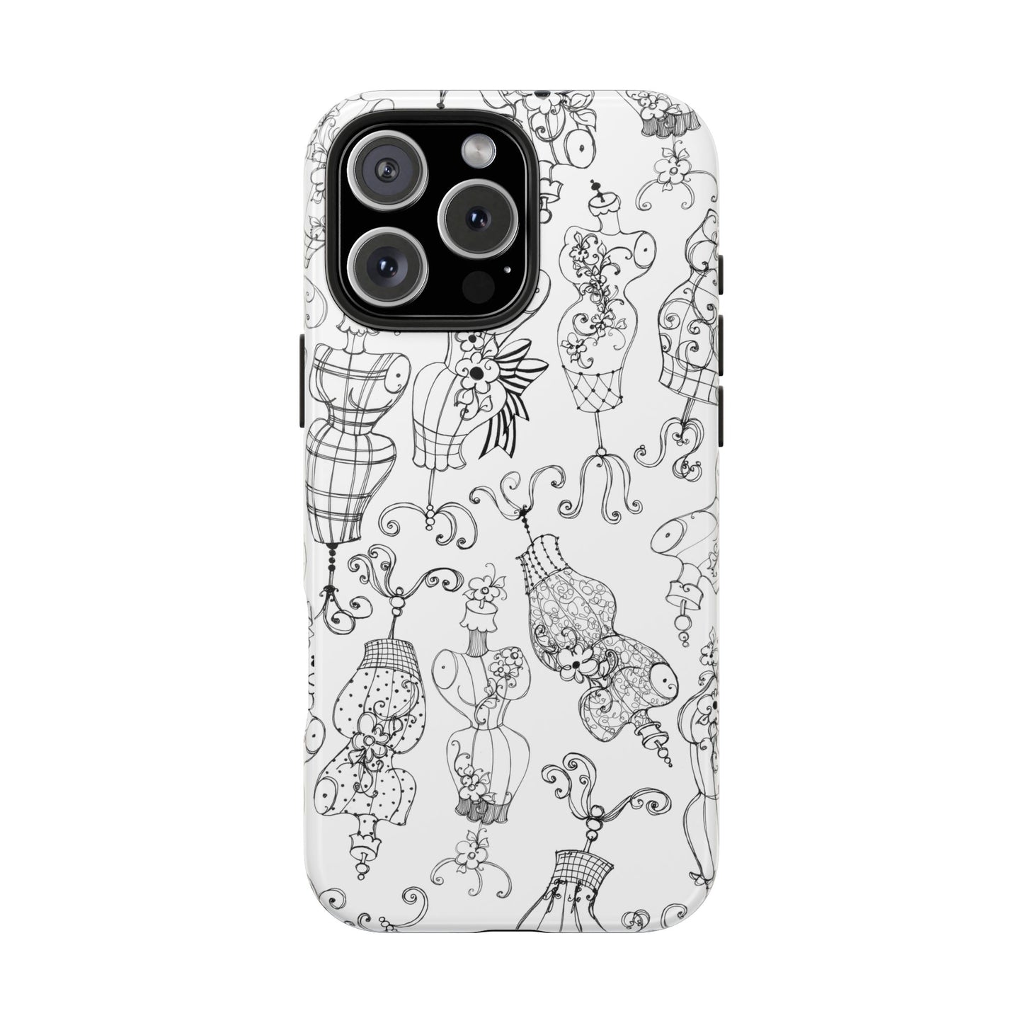 Mannequinique White / Black Phone Case