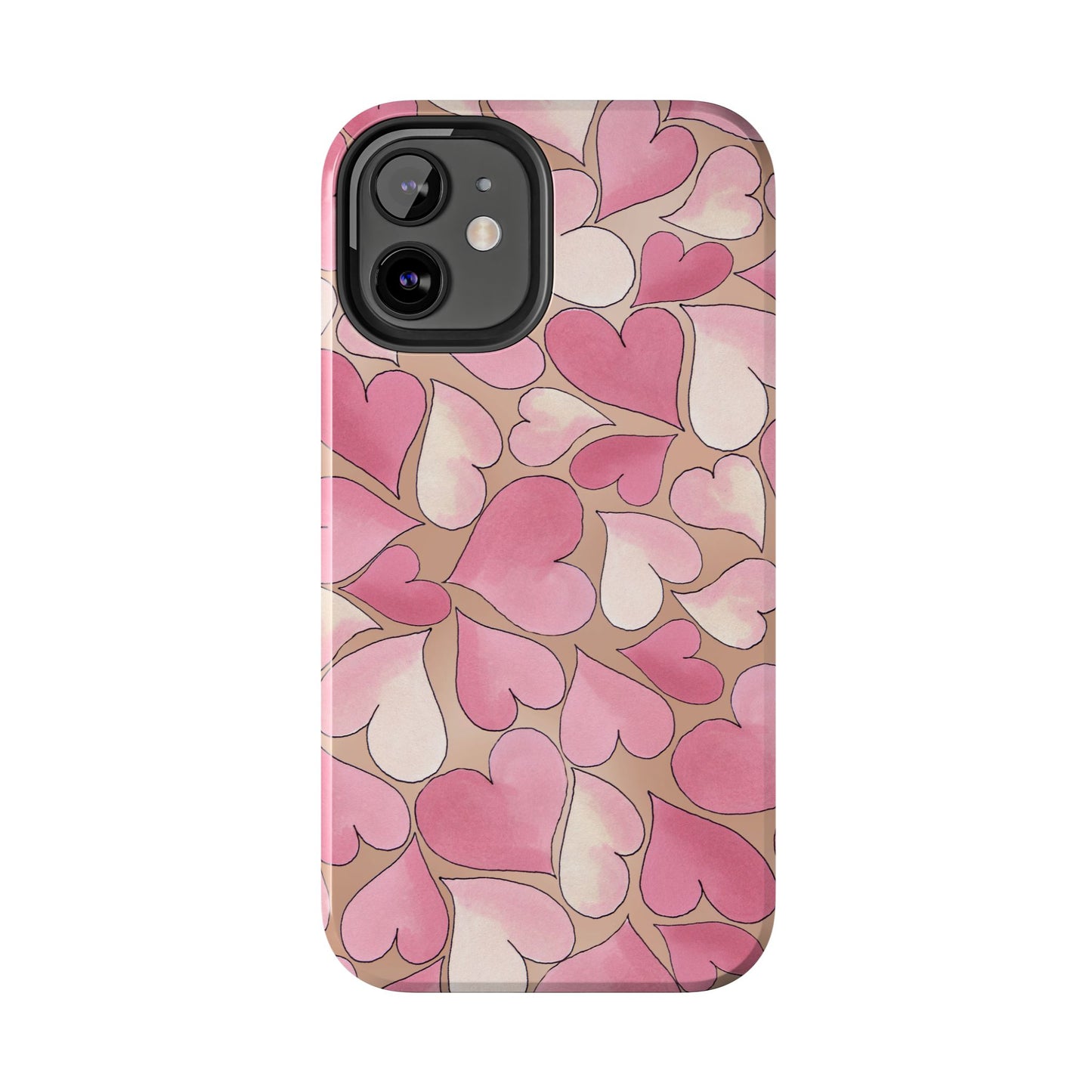 Hearts Malt Phone Case