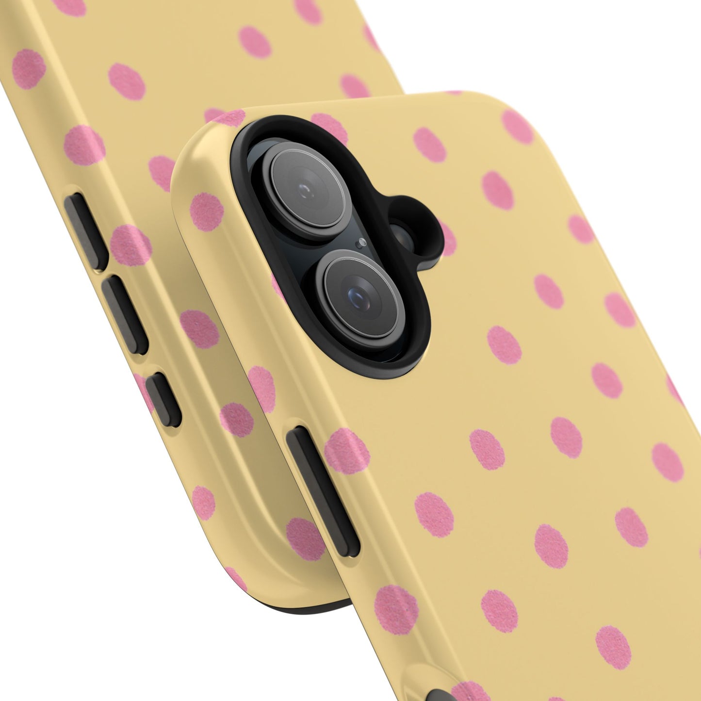 Medium Dots Sunshine / Pink Phone Case