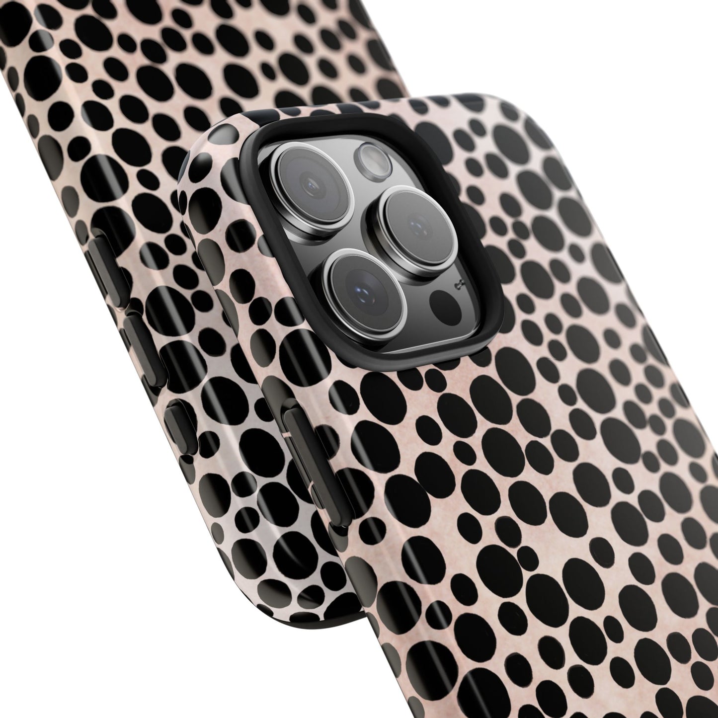 Felt Dots Pink Phone Case