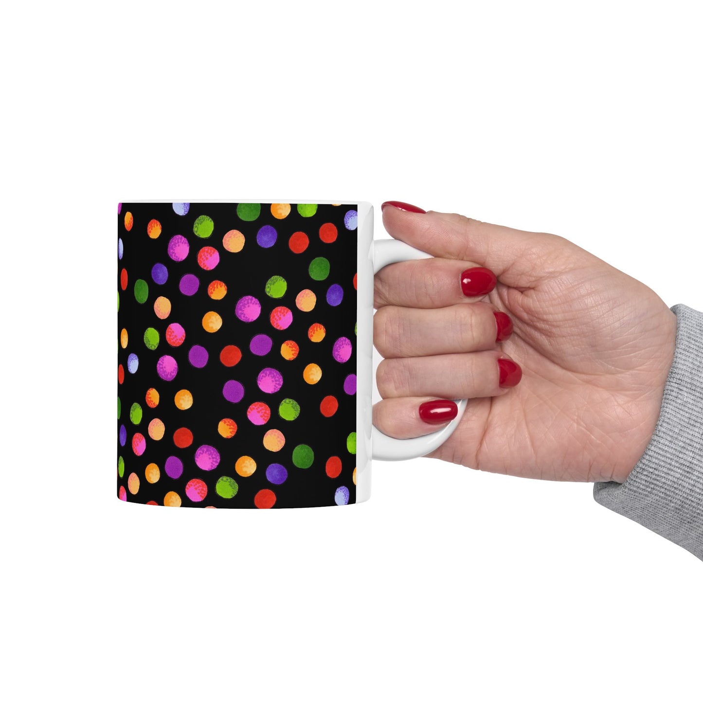 Big Fun Dots Black Cup