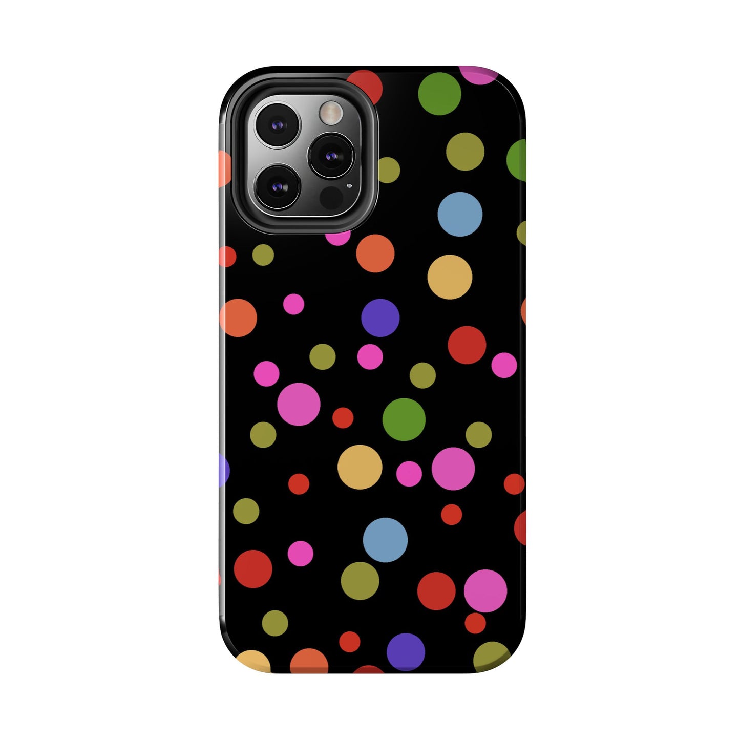 Dot Assortment Black Phone Case
